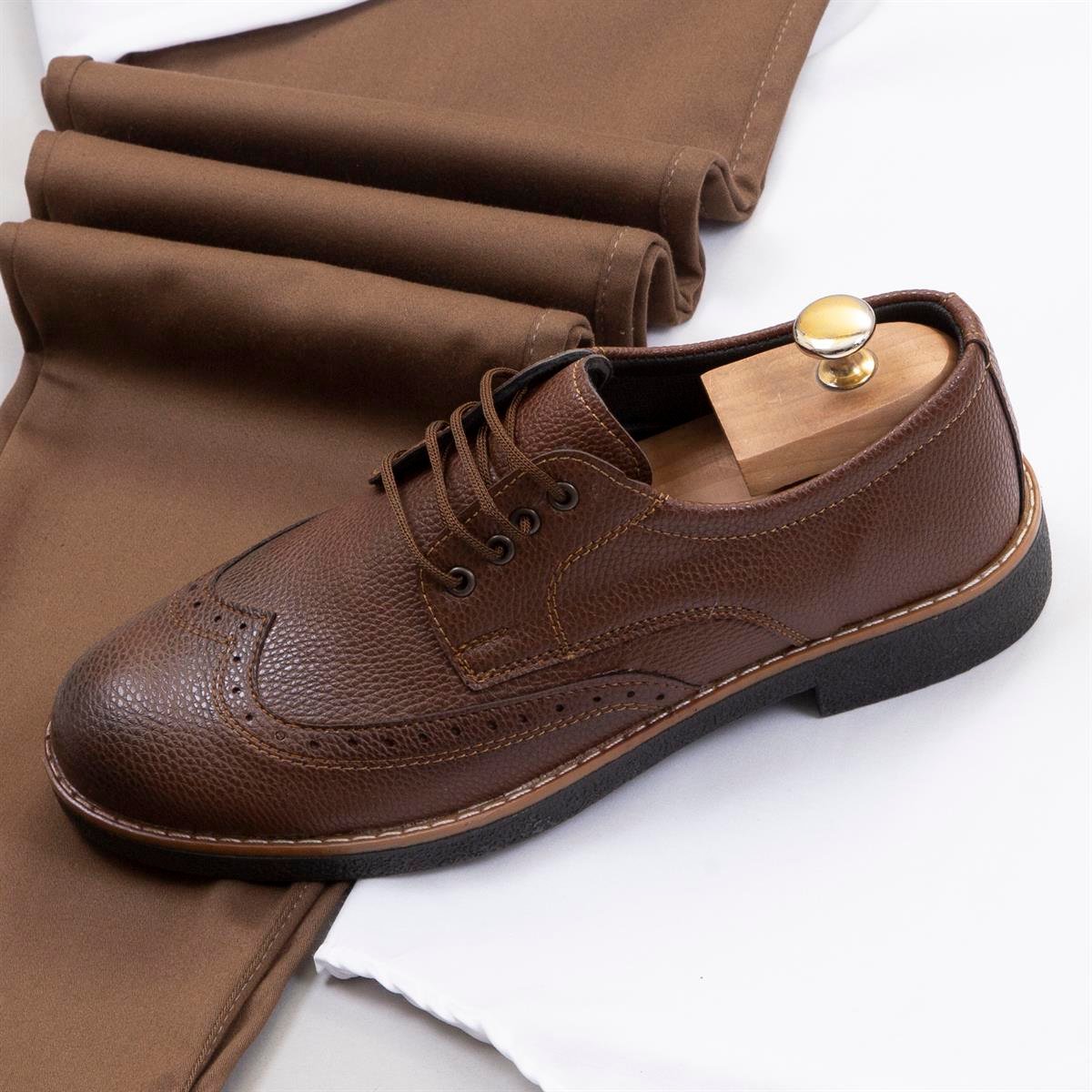 Kırçıllı Bej Blazer Ceket Gömlek Pantolon Ayakkabı Kombin