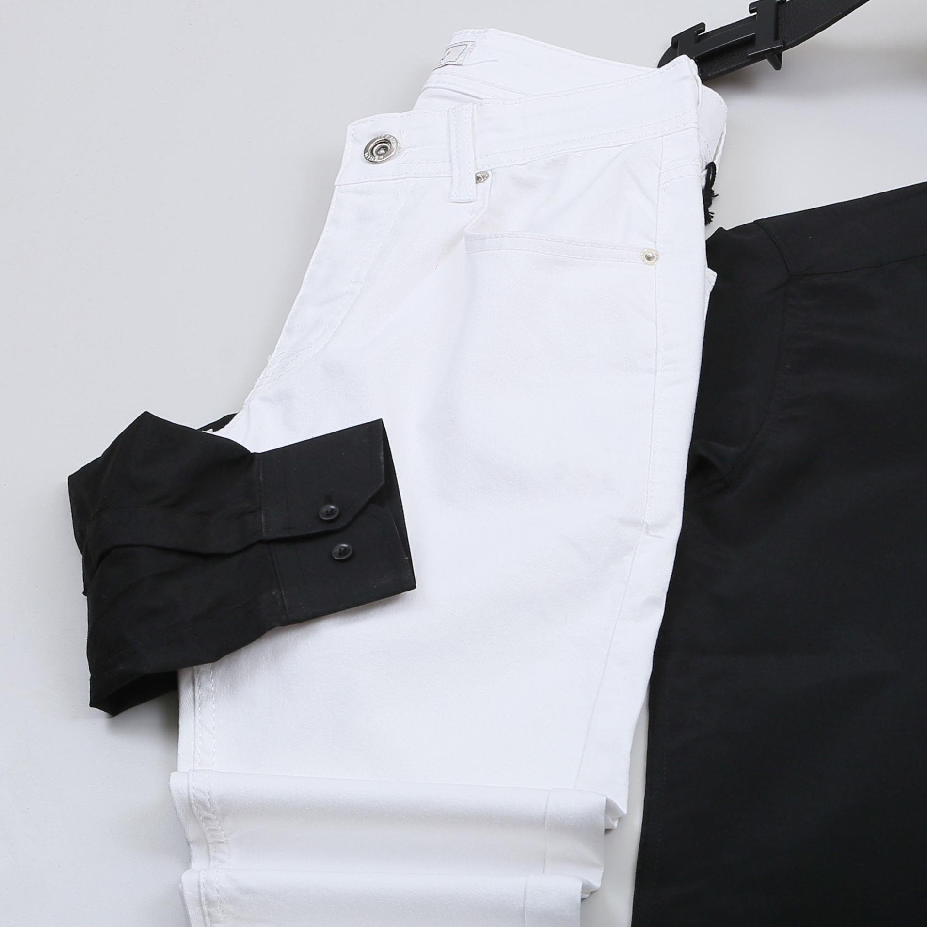 Kırık Beyaz Blazer Ceket Gömlek Pantolon Ayakkabı Kombin