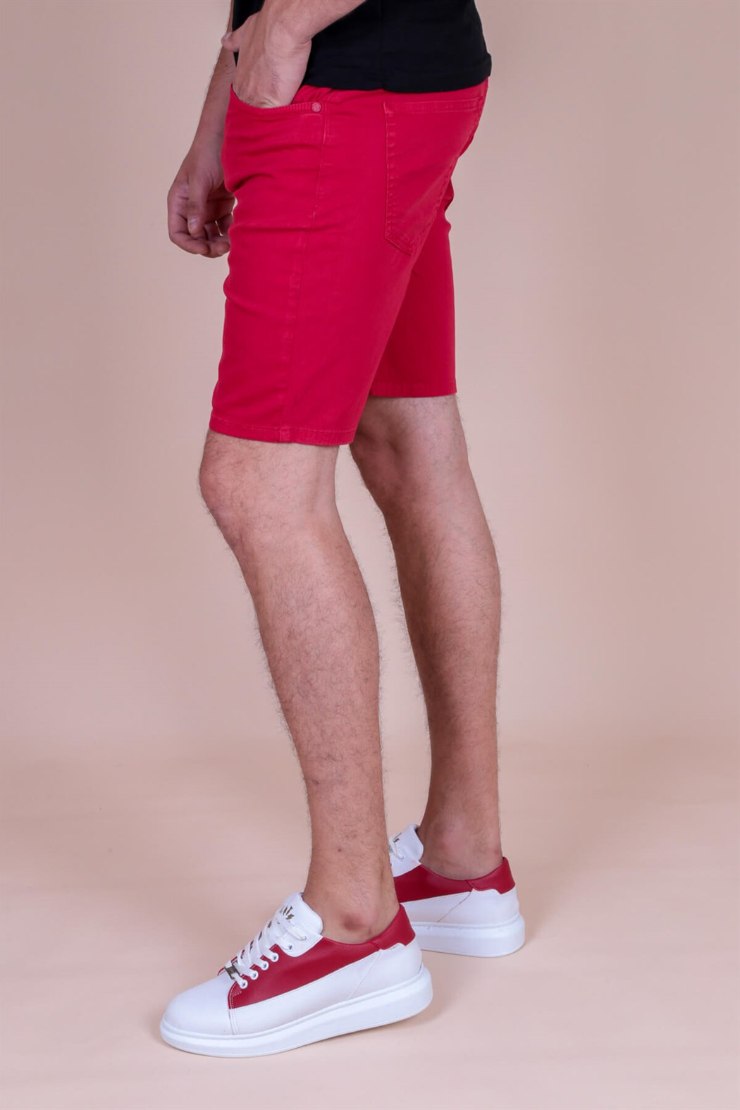 Kırmızı Erkek Şort