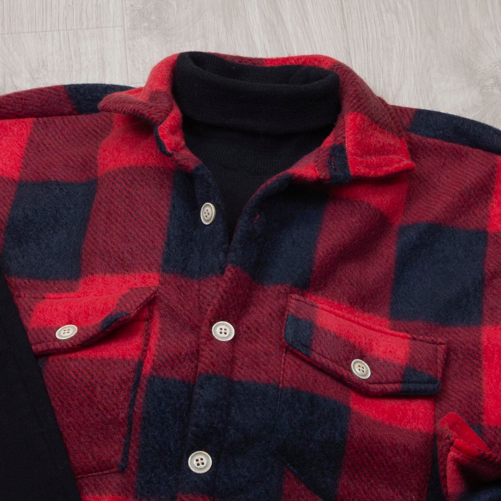 Kırmızı Polar Gömlek Body Pantolon Bot Kombin