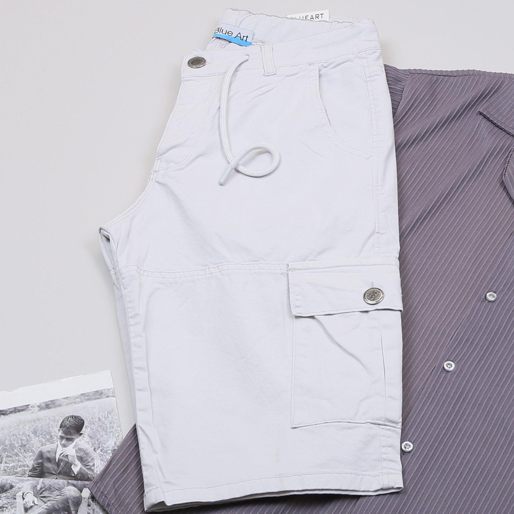 Kısa Kollu Füme Gömlek Şort Ayakkabı Kombin