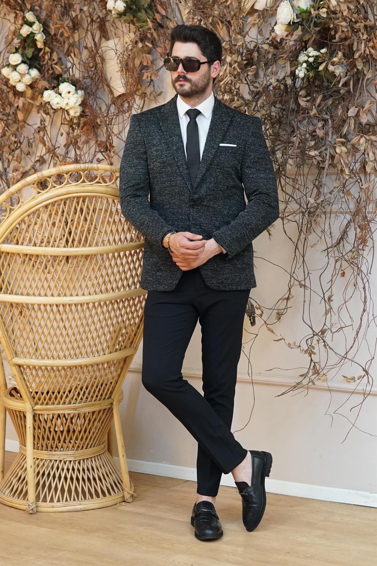 Klasik Blazer Ceket Kombini