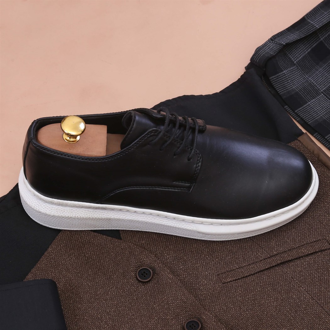 Koyu Kahve Yelek Siyah Gömlek Kumaş Pantolon Klasik Ayakkabı Koımbini 