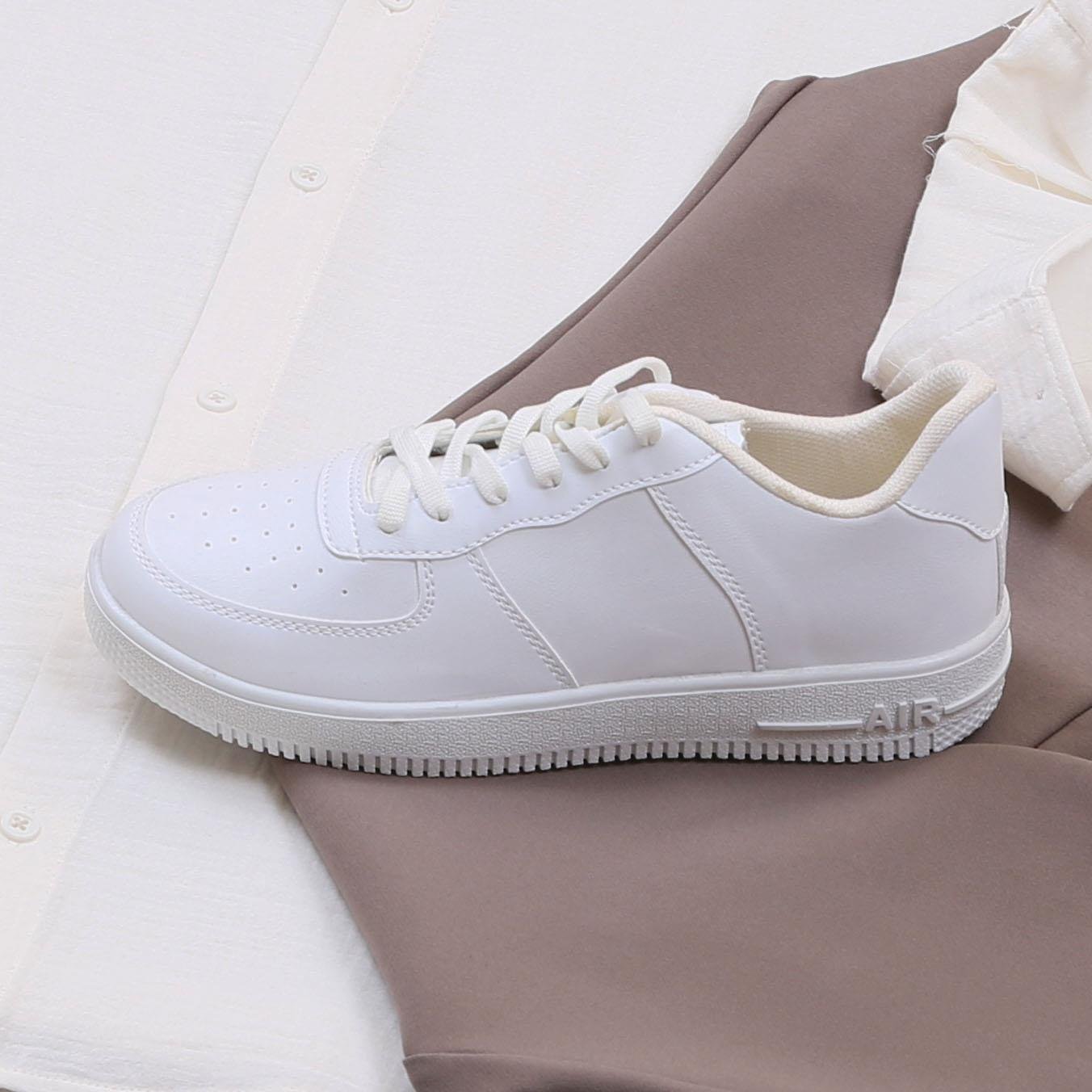 Krem Gömlek Pantolon Ayakkabı Kombin