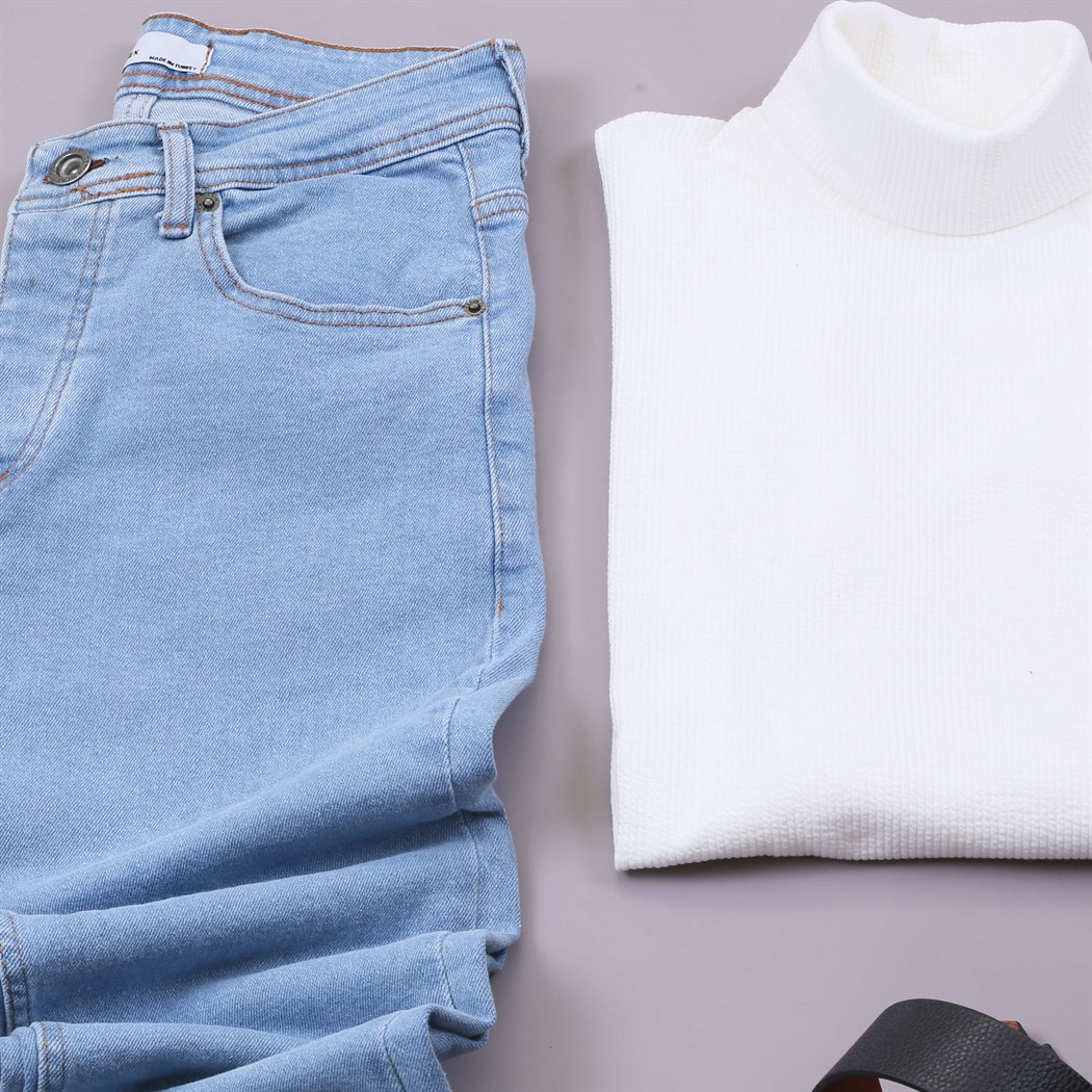 Kürklü Kot Ceket Kazak Pantolon Bot Kombin