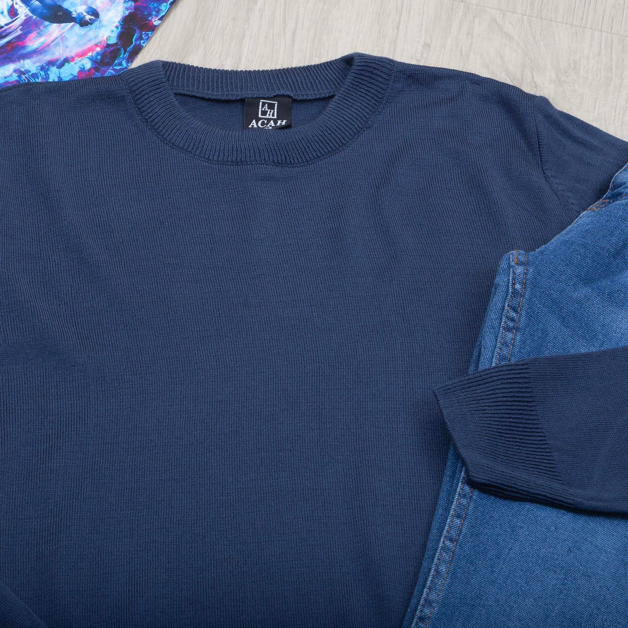 Lacivert Boğazlı Triko Kazak Pantolon Ayakkabı Kombin