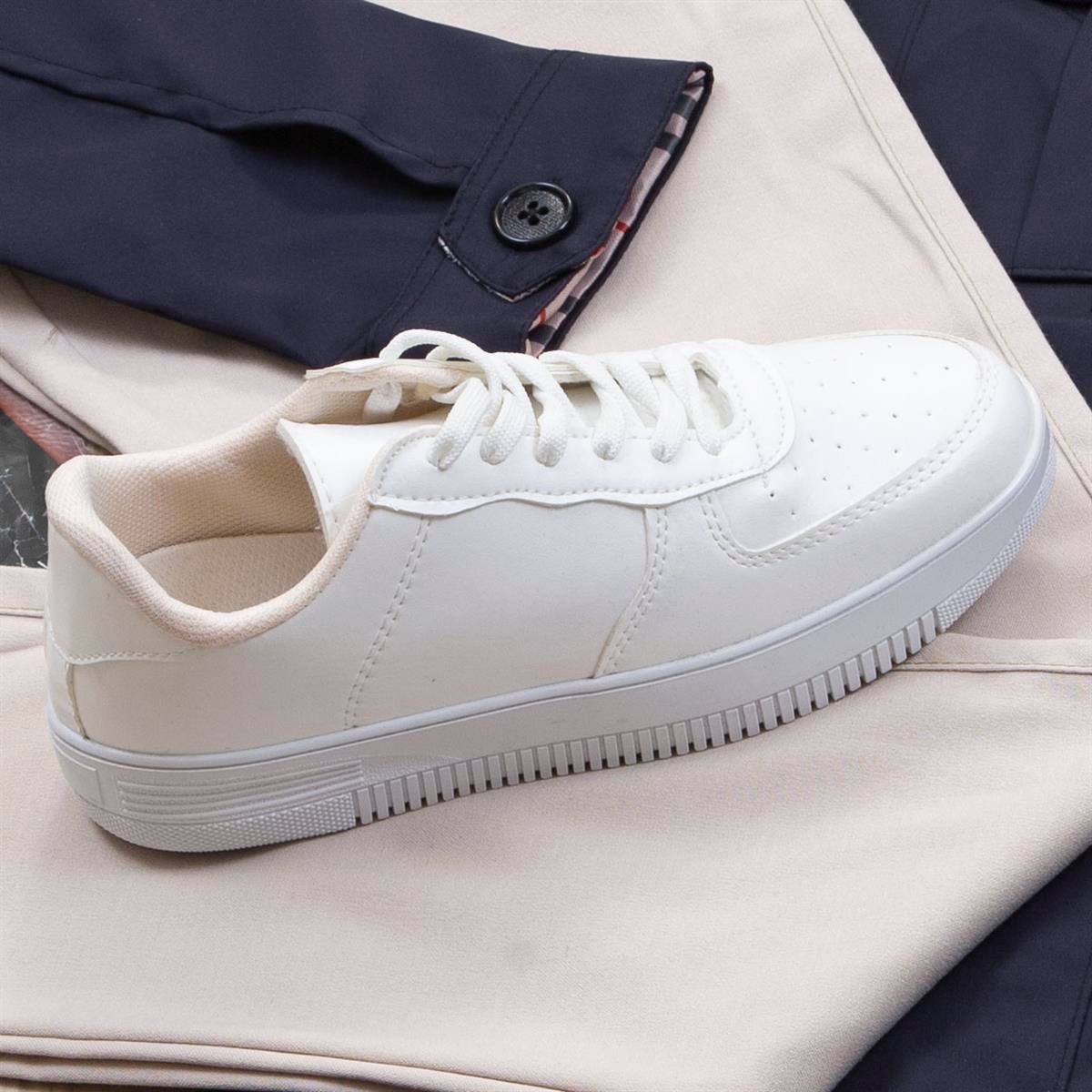 Lacivert Ceket Tişört Pantolon Ayakkabı Kombin