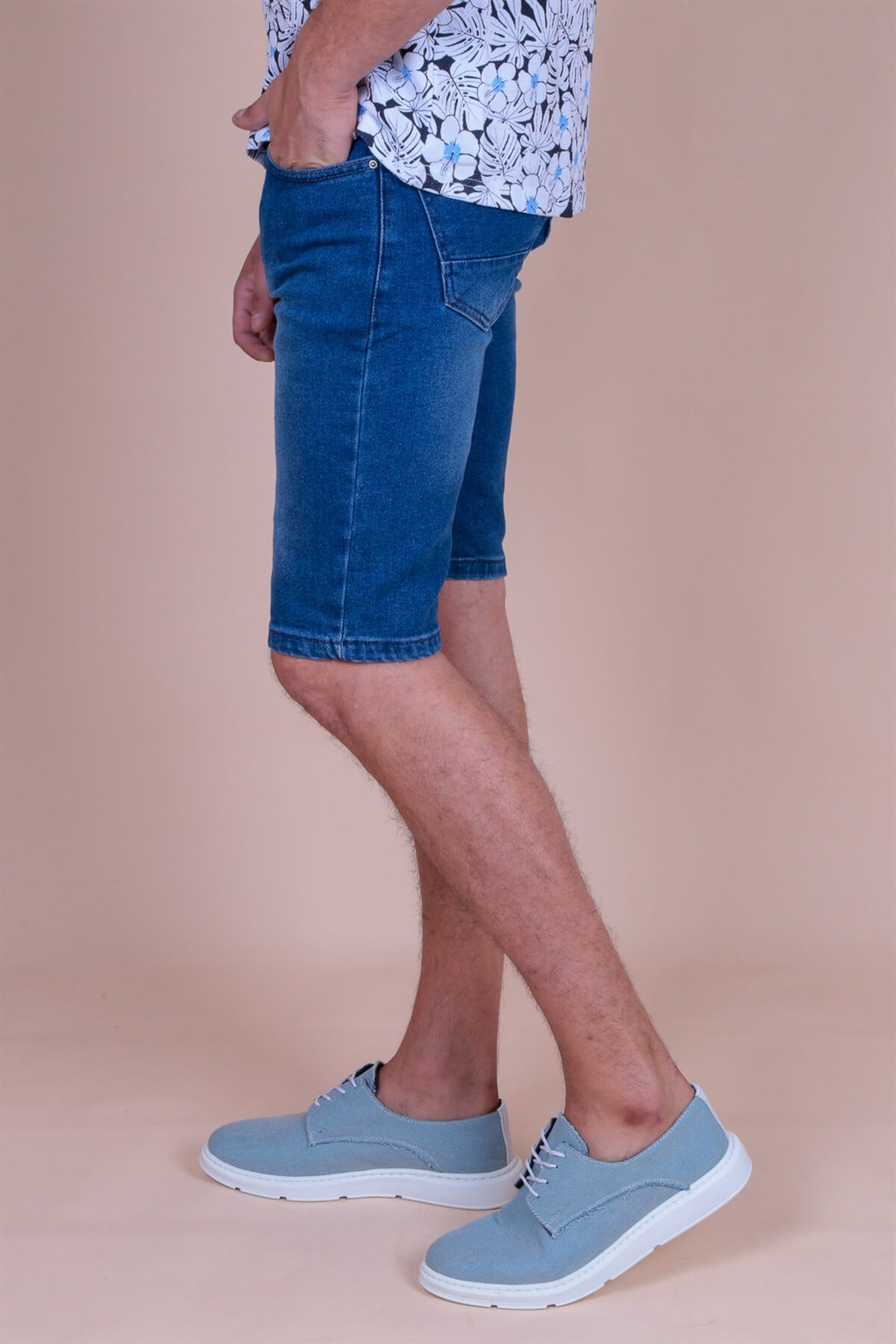 Lacivert Erkek Şort