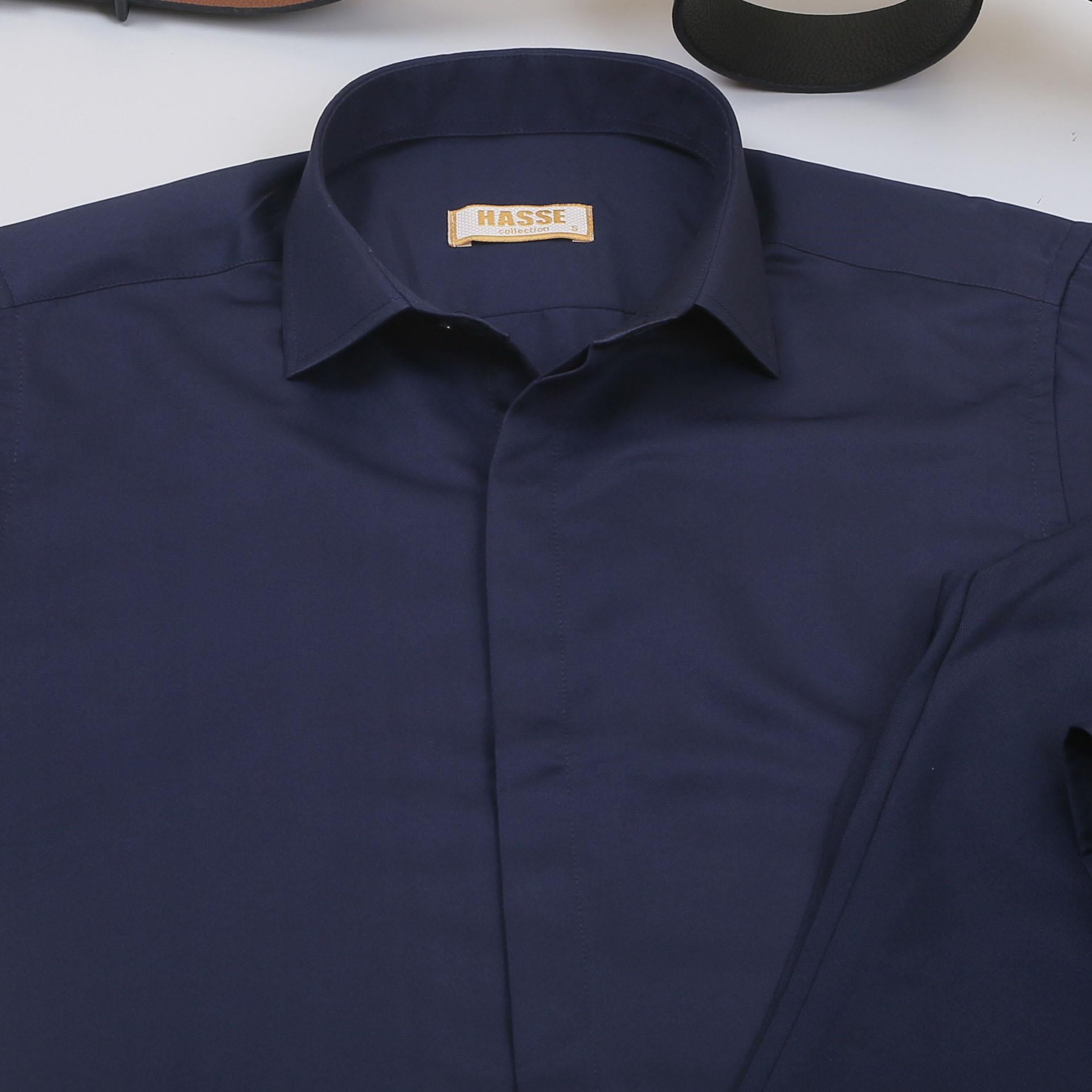 Lacivert Gömlek Lacivert Pantolon Ayakkabı Kombin