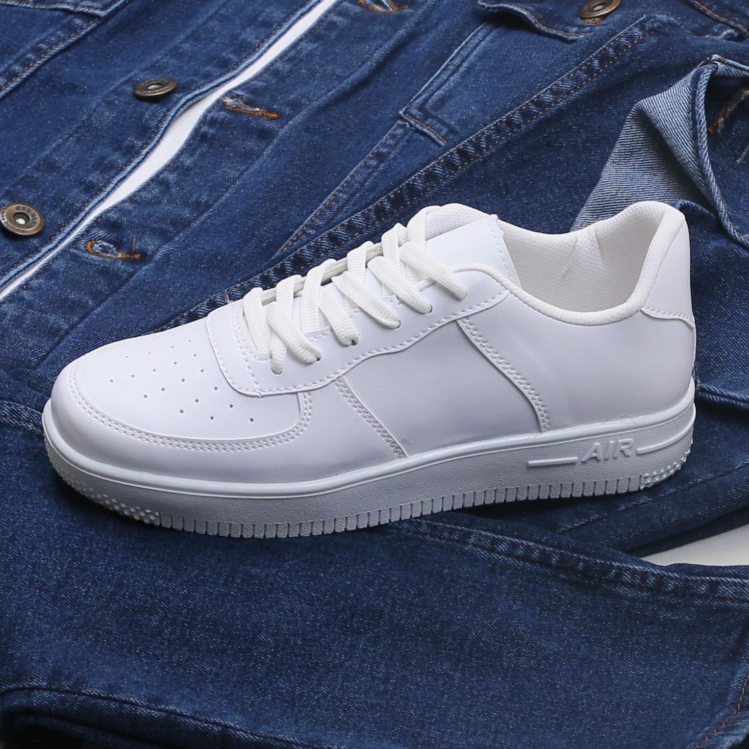 Lacivert Kot Ceket Tişört Pantolon Ayakkabı Kombin