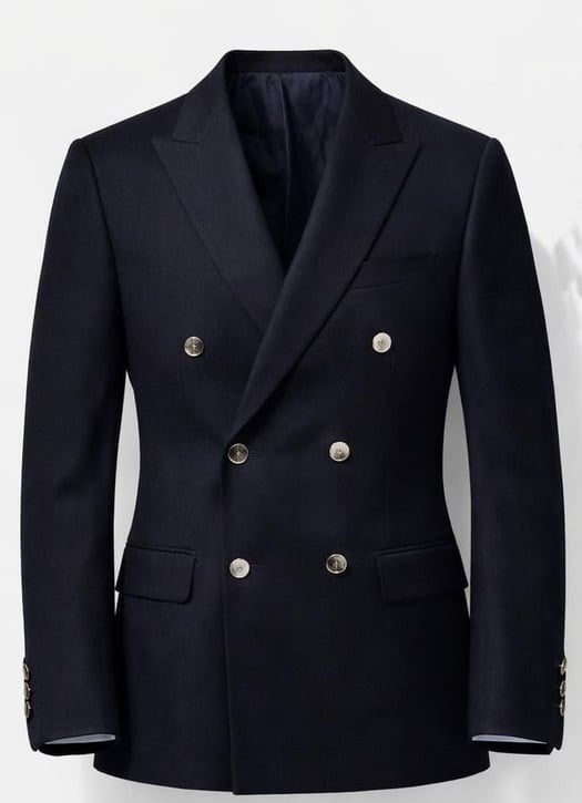 Lacivert Kruvaze Ceket  Pantolon Kombini