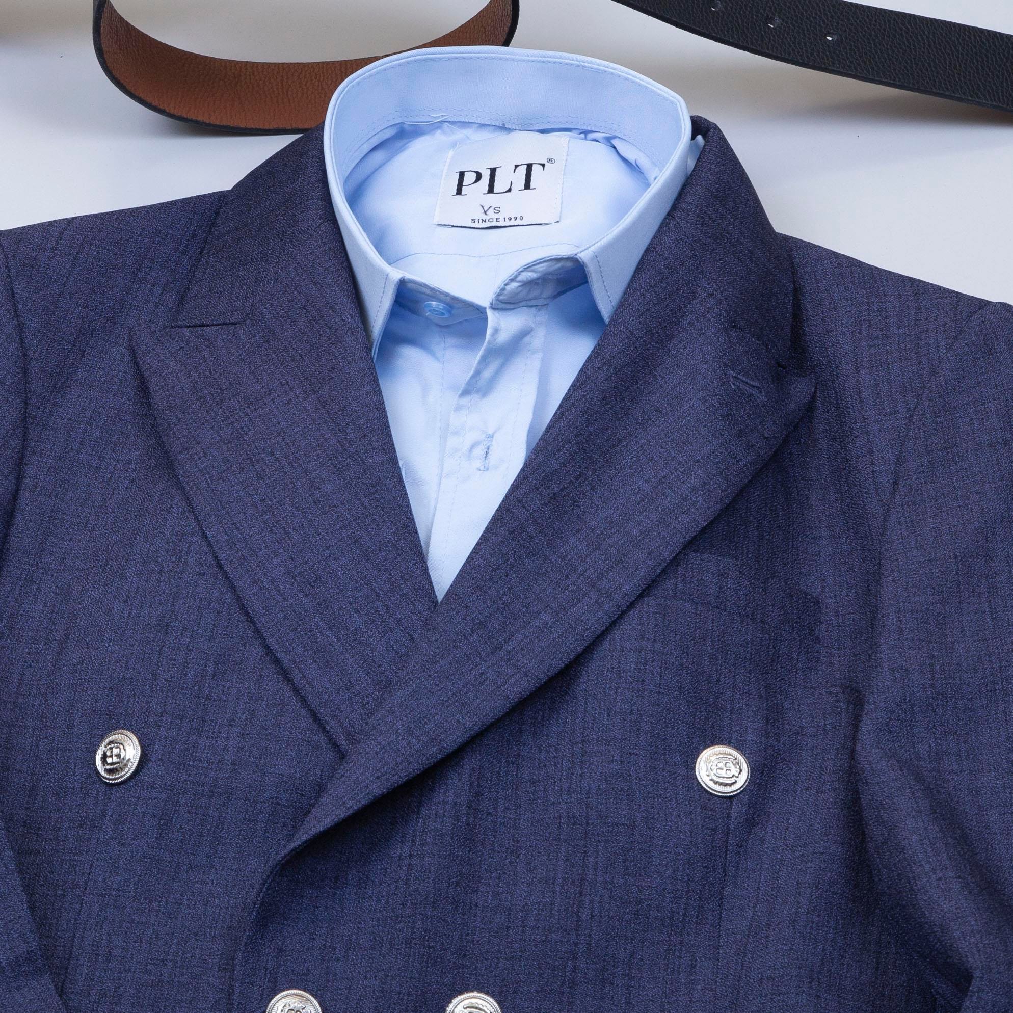 Lacivert Kruvaze Takım Elbise Kombini