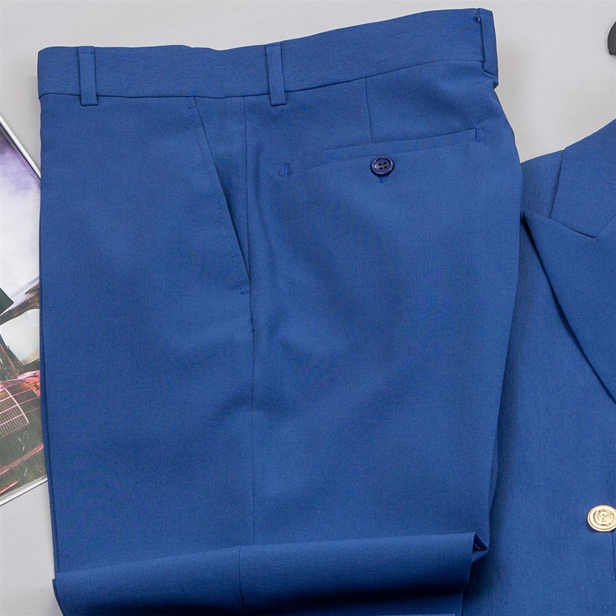 Lacivert Kruvaze Takım Elbise Kombini