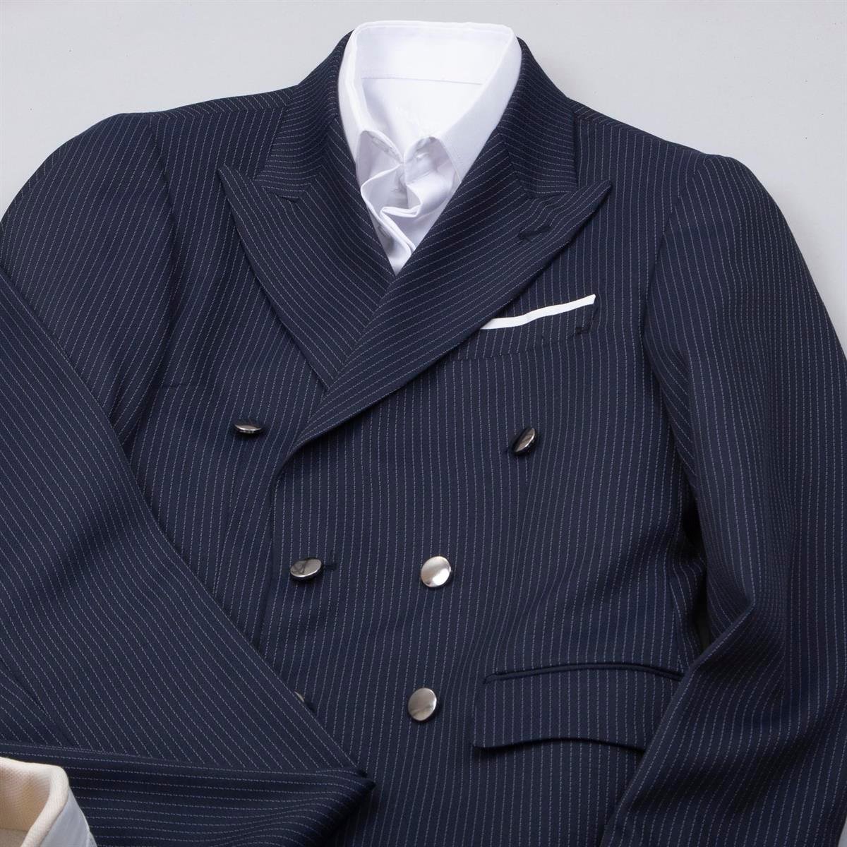 Lacivert Kruvaze Takım Elbise Kombini