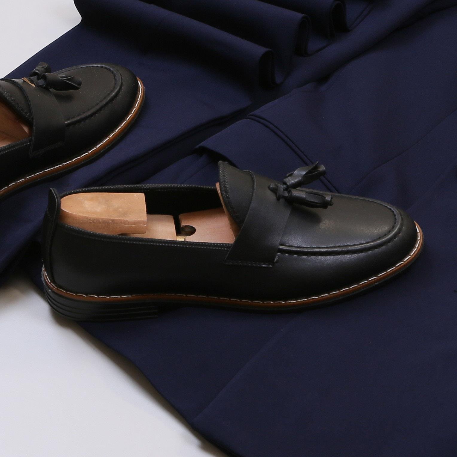 Lacivert Kruvaze Takım Elbise Kombini