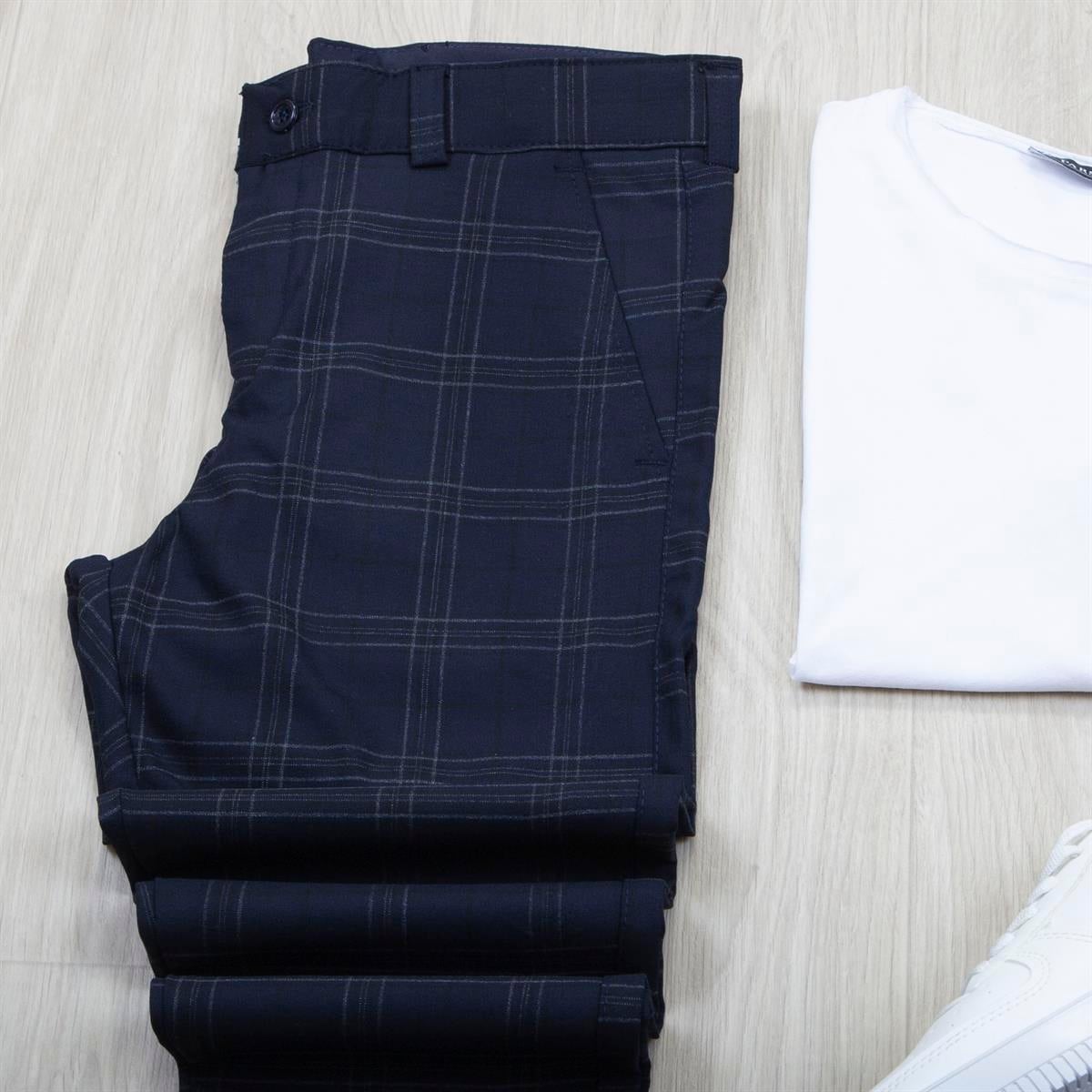 Lacivert Nubuk Ceket Tişört Pantolon Ayakkabı Kombin