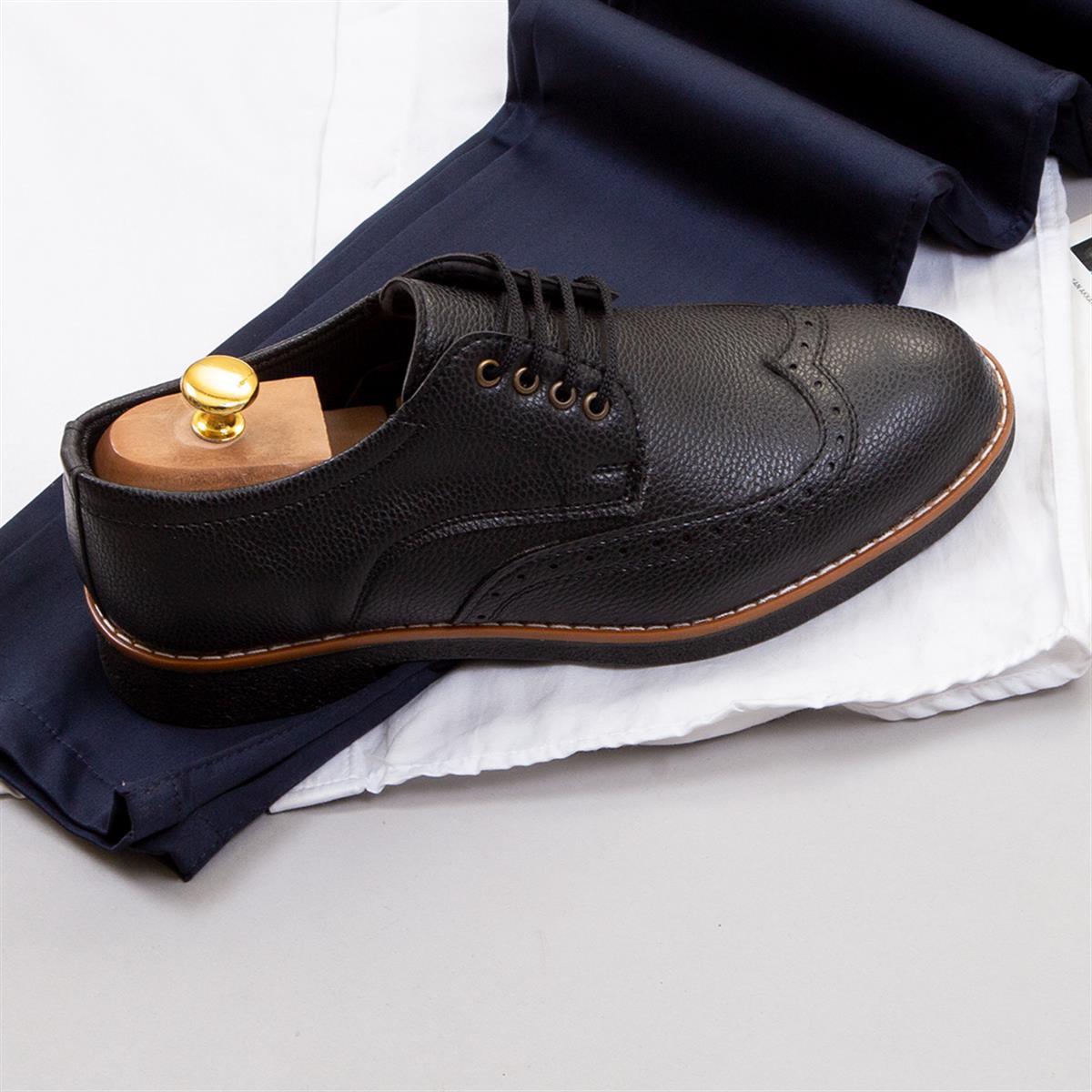 Lacivert Pantolon Beyaz Gömlek Ayakkabı Kombin