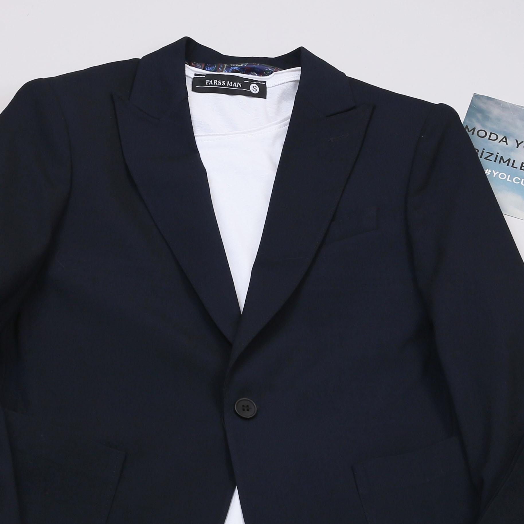 Lacivert Takım Elbise Kombini