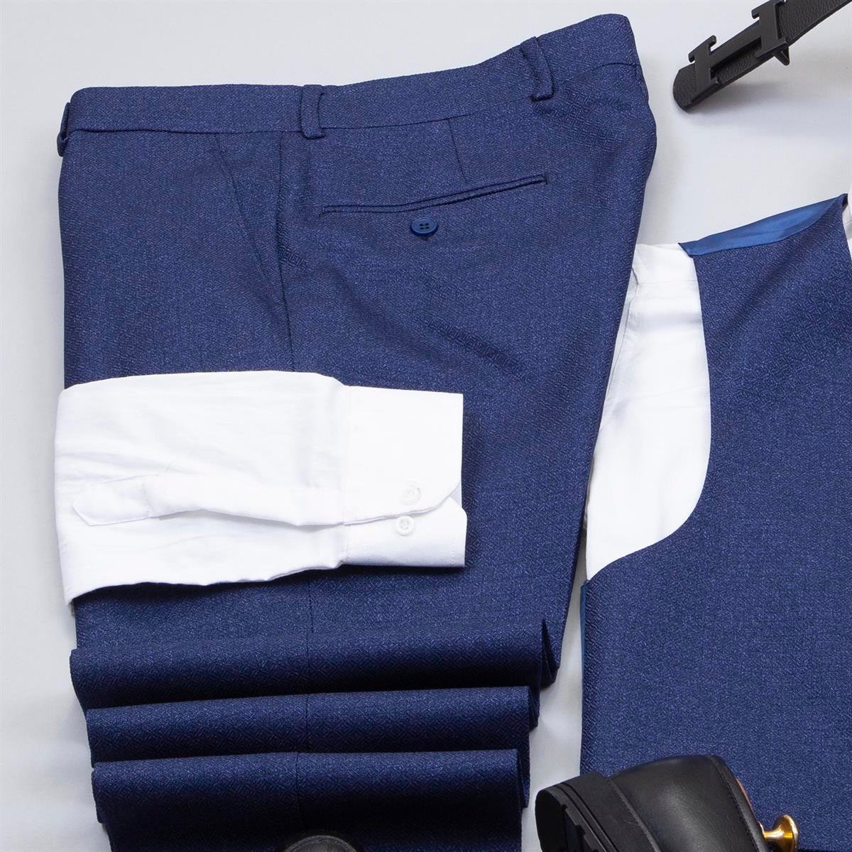 Lacivert Takım Elbise Kombini