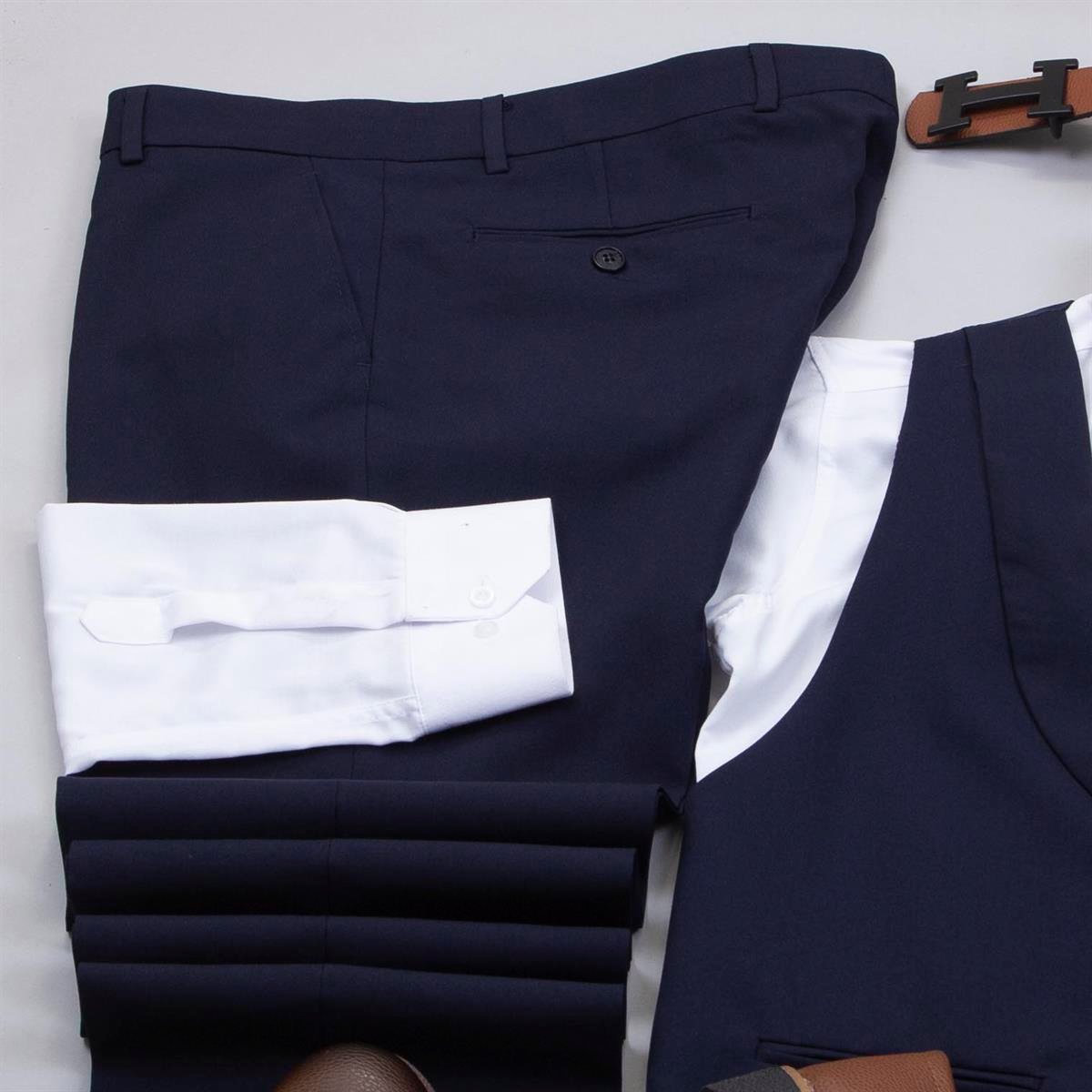 Lacivert Takım Elbise Kombini