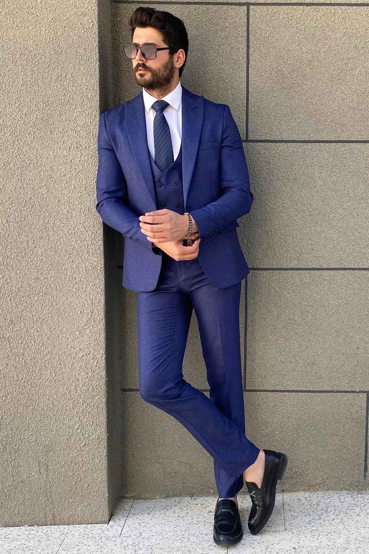 Lacivert Takım Elbise Kombini
