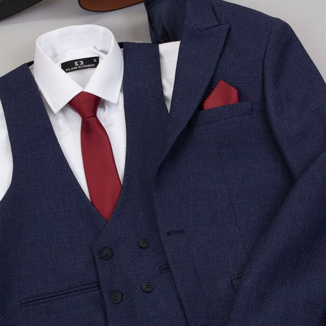 Lacivert Takım Elbise Kombini