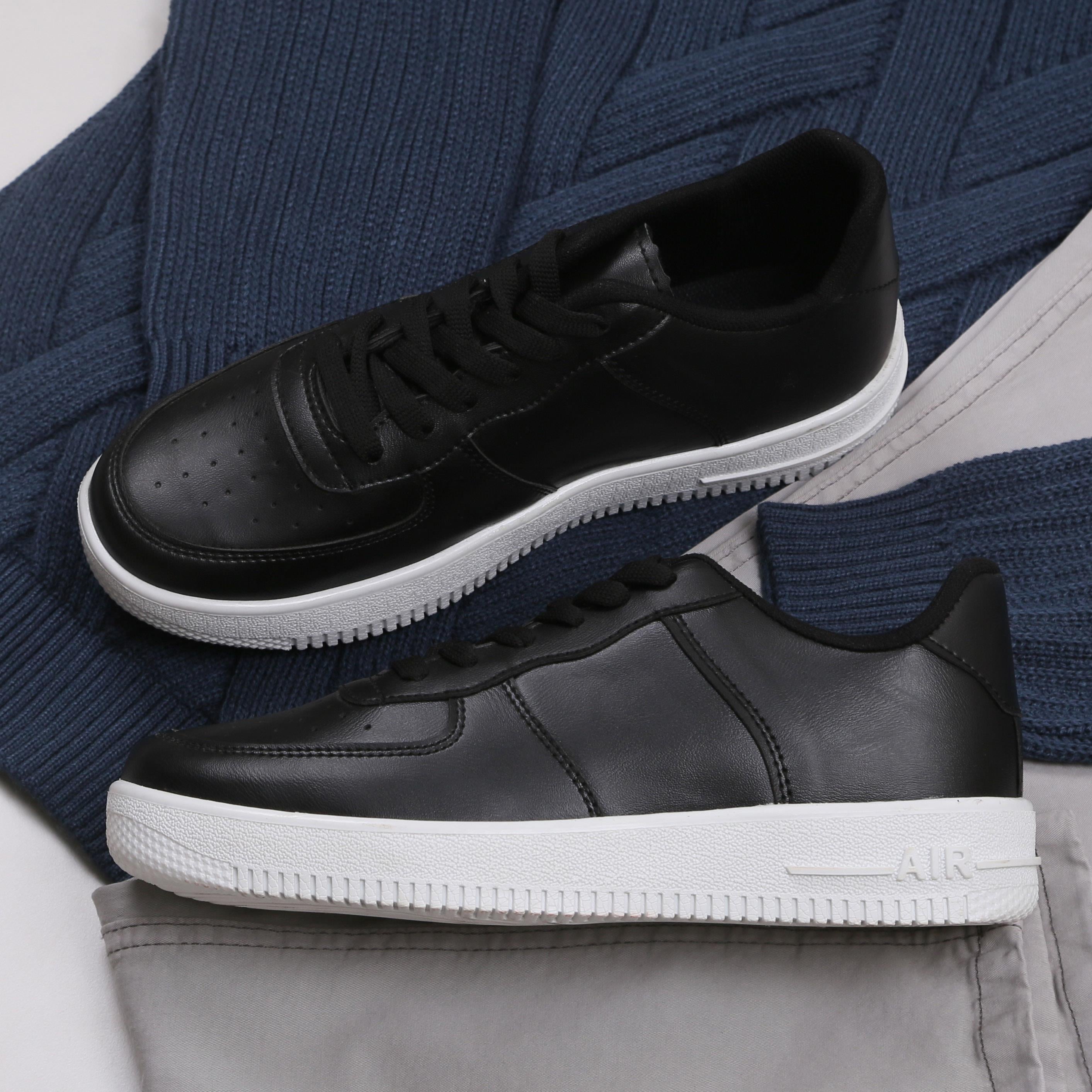 Lacivert Triko Kazak Kot Pantolon Ayakkabı Kombini