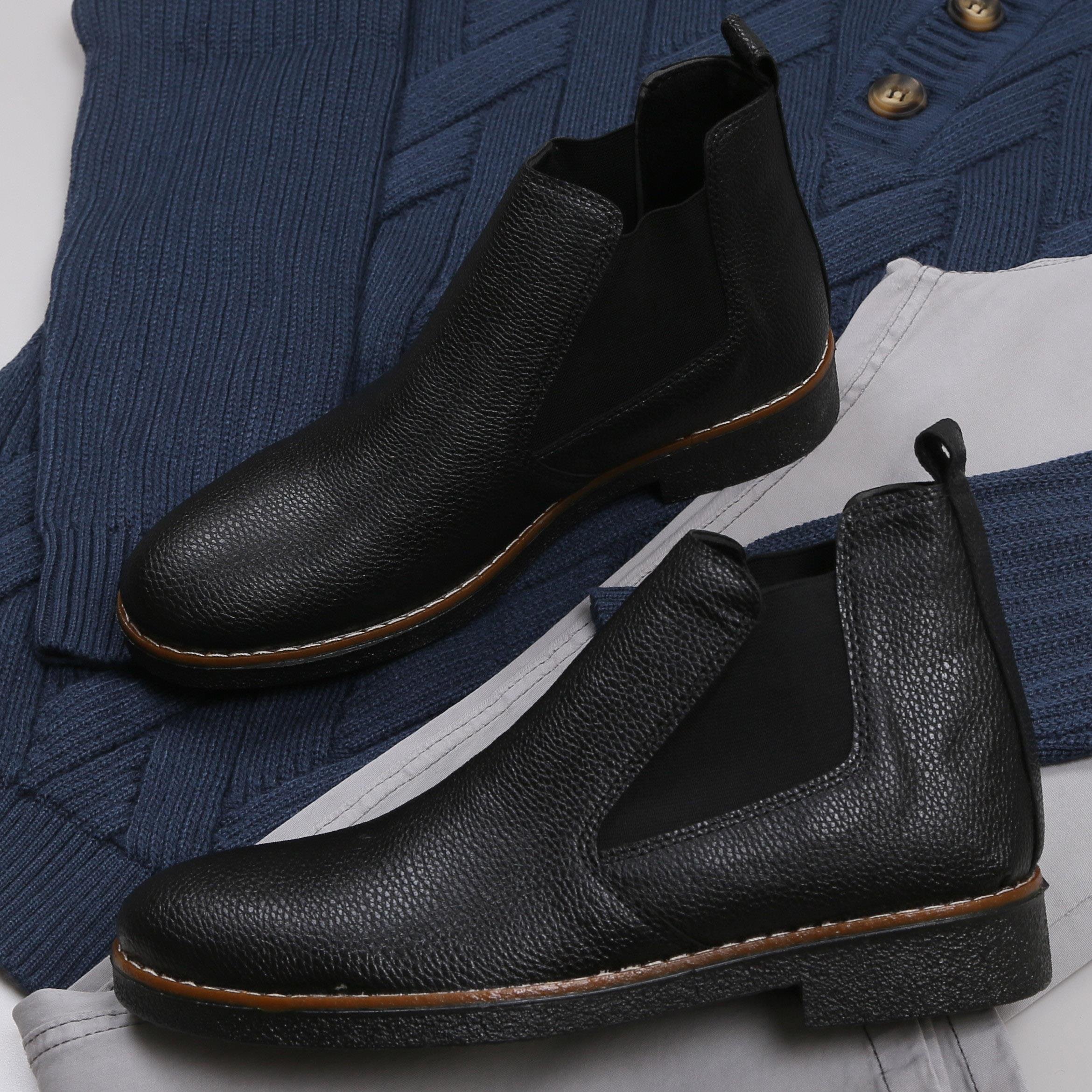 Lacivert Triko Kazak Kot Pantolon Bot Kombini