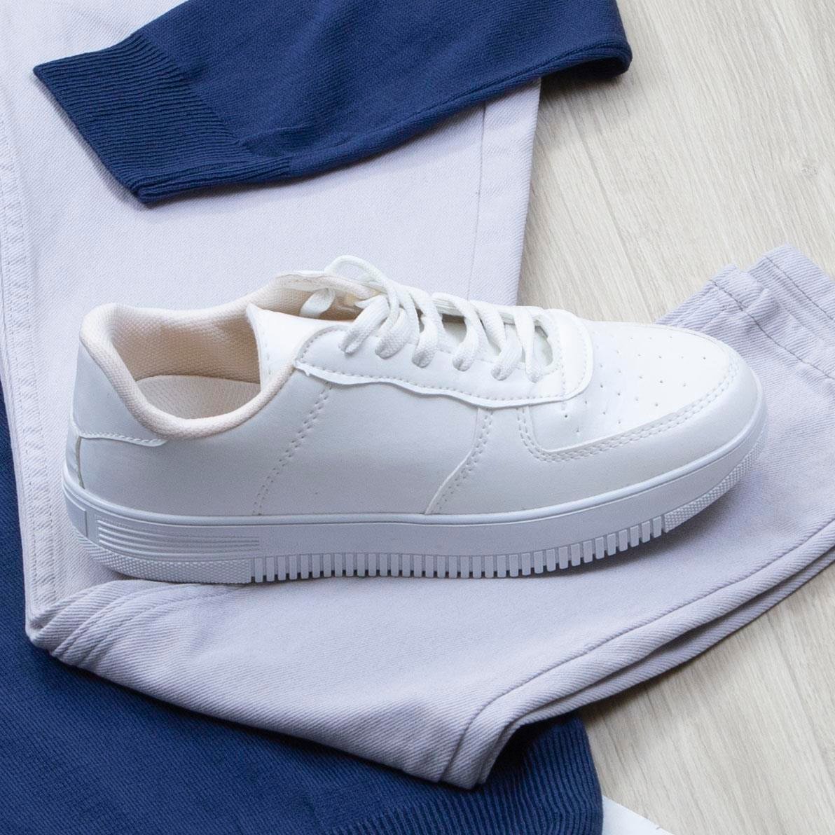 Lacivert Triko Kazak Pantolon Ayakkabı Kombin