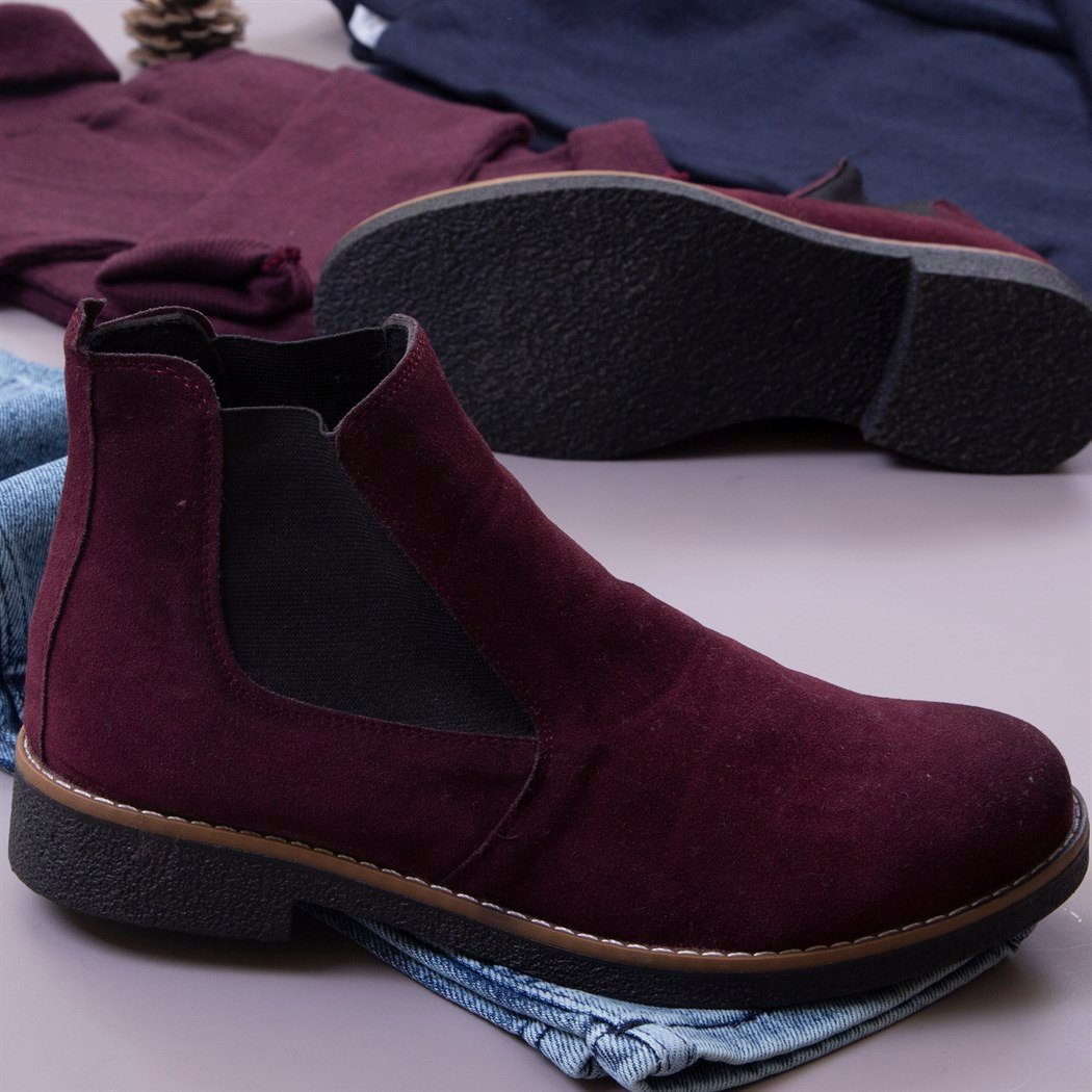 Lacivert Uzun Kaşe Kaban Kazak Pantolon Bot Kombin