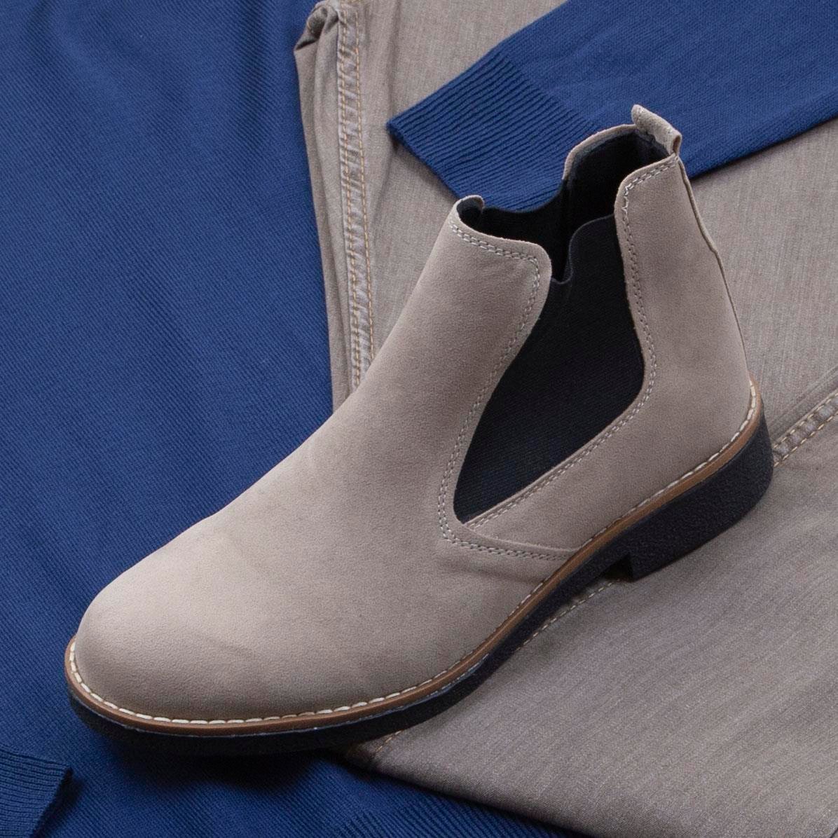 Lacivert Yarım Balıkçı Triko Kazak Pantolon Bot Kombin