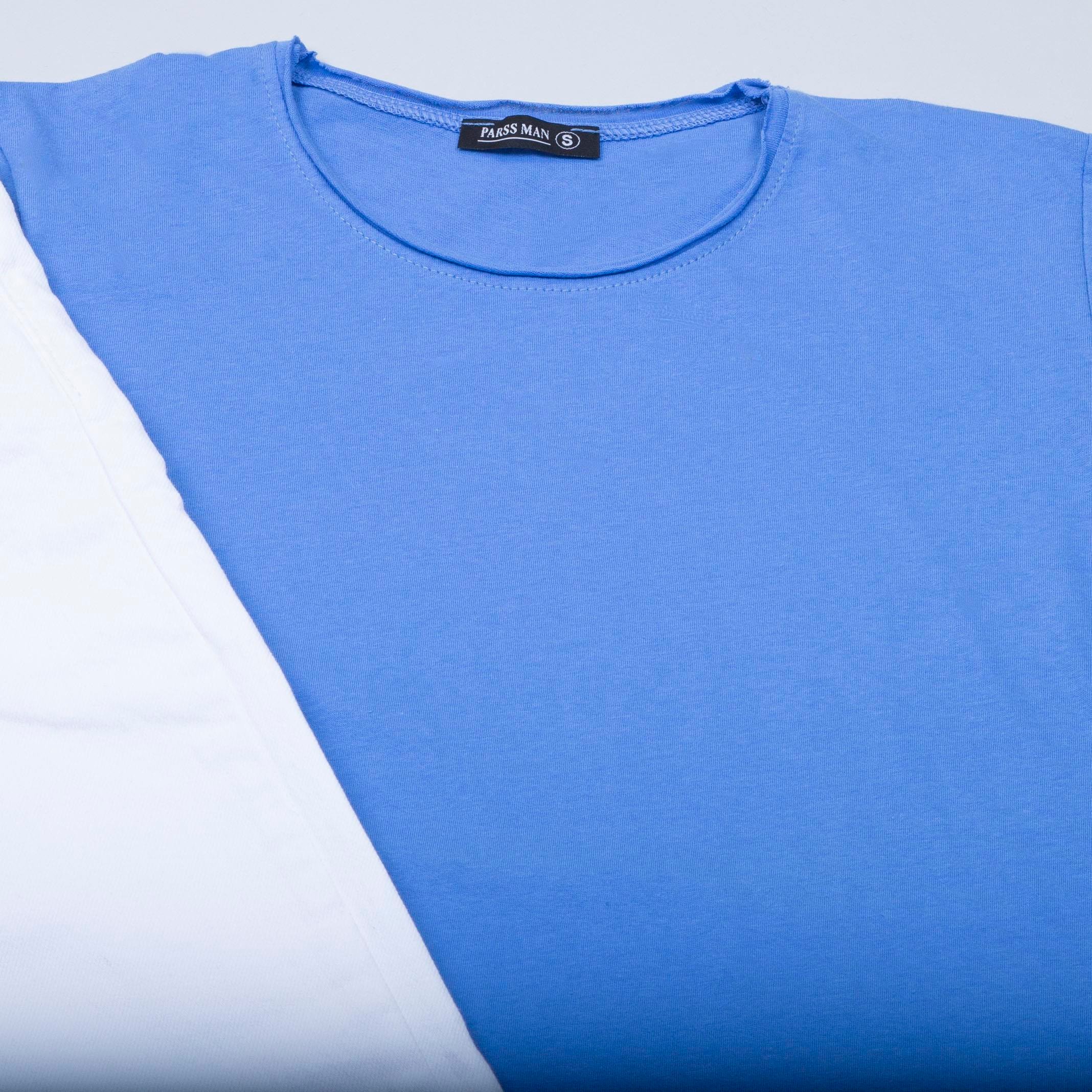 Mavi Basic Tişört Pantolon Ayakkabı Kombin