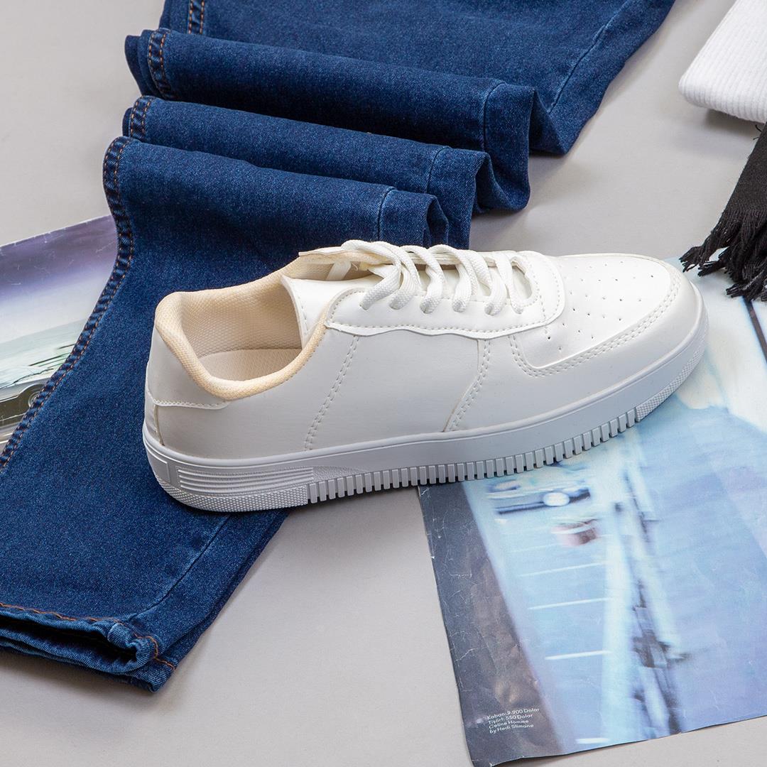 Mavi Blazer Ceket Boğazlı Body Pantolon Atkı Ayakkabı Kombin