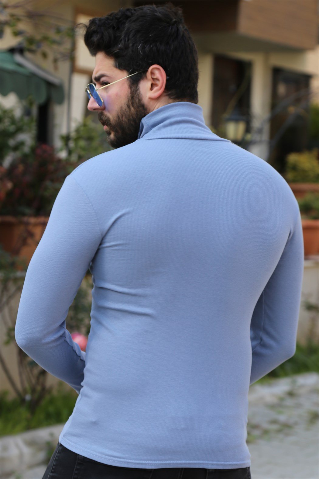 Boğazlı çelik mavi body