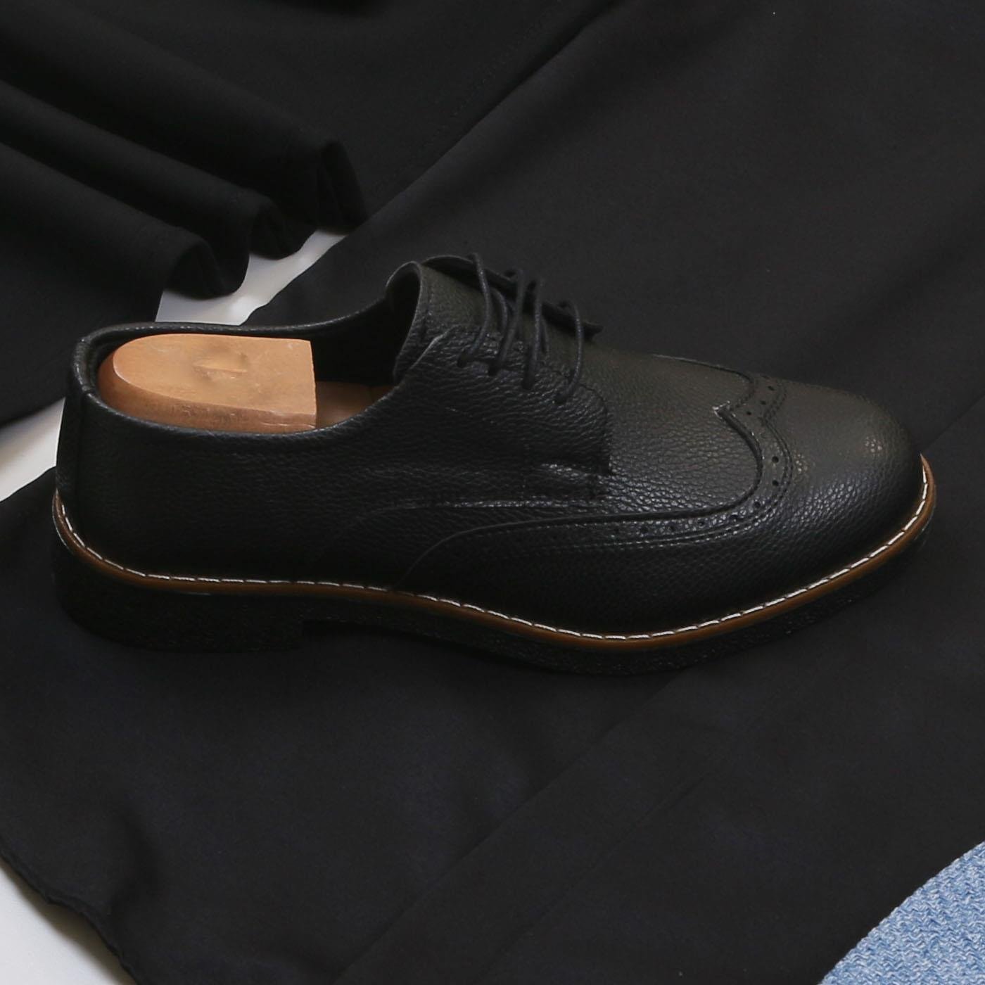 Mavi Dik Yaka Blazer Ceket Gömlek Pantolon Ayakkabı Kombin