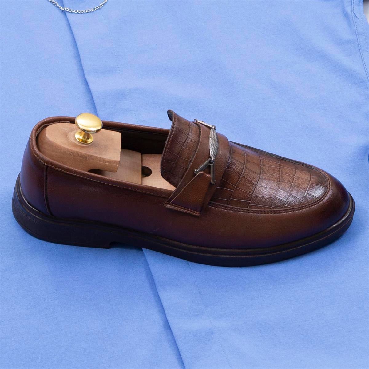 Mavi Gömlek Pantolon Ayakkabı Kombin