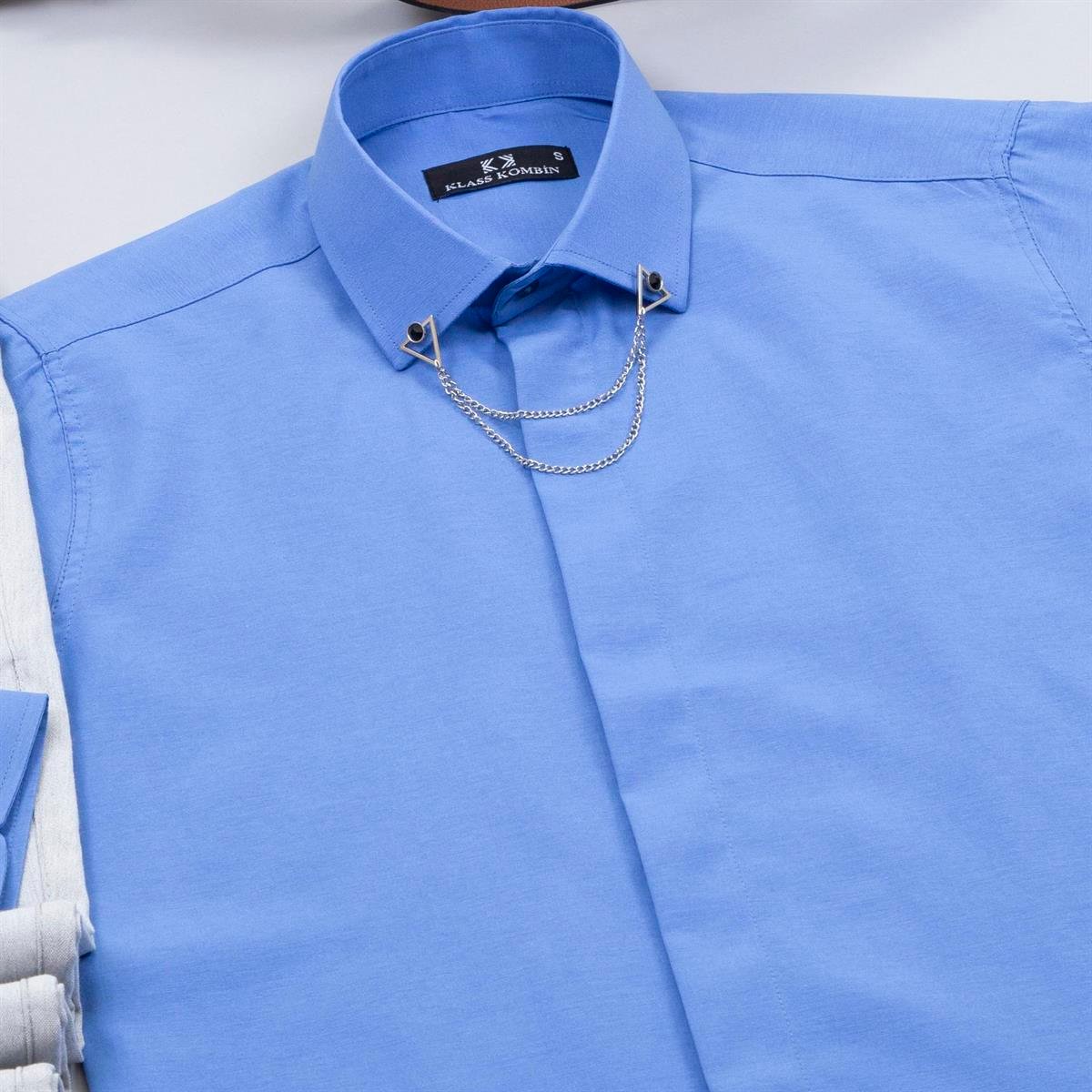 Somon Gömlek Pantolon Ayakkabı Kombin