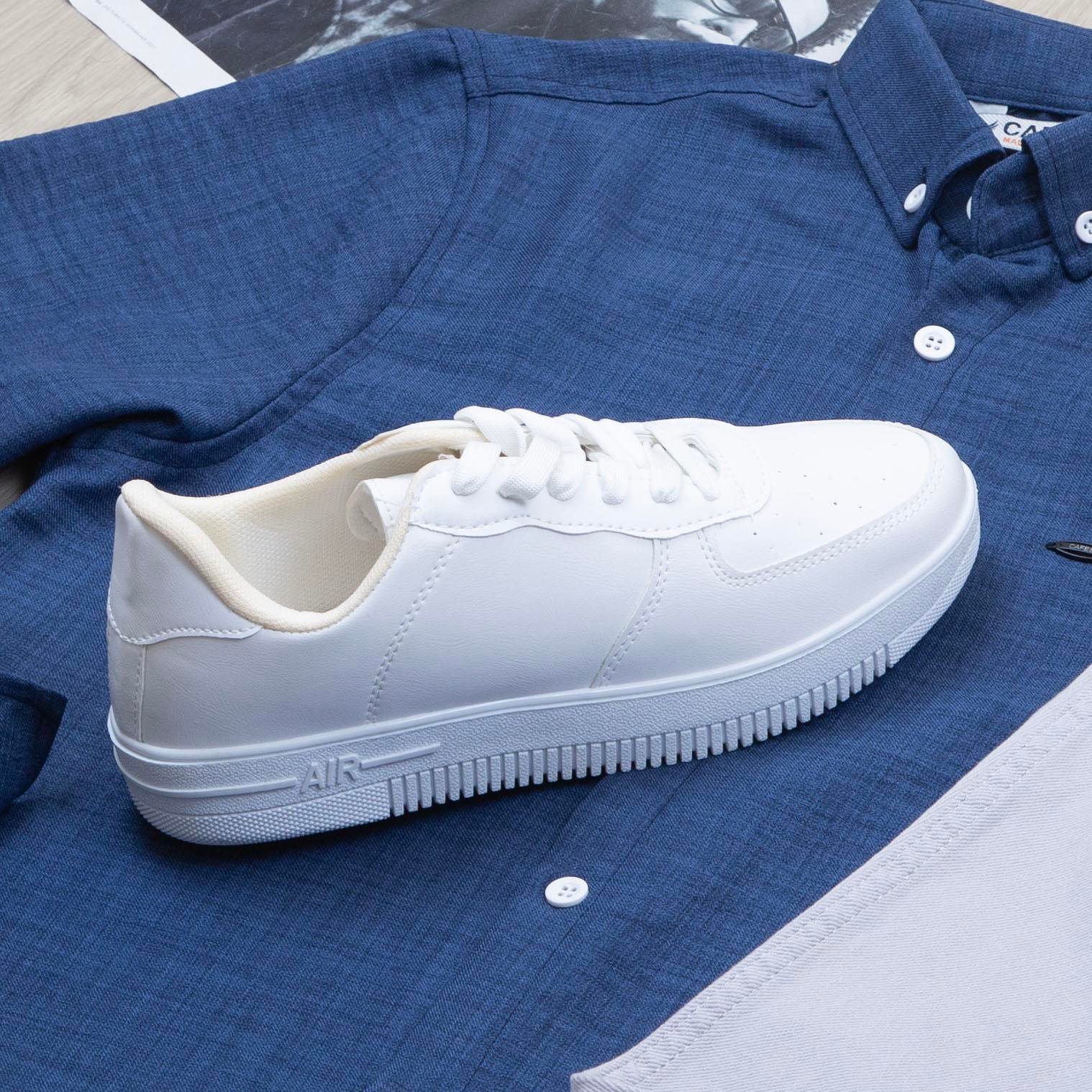 Mavi Gömlek Pantolon Ayakkabı Kombin