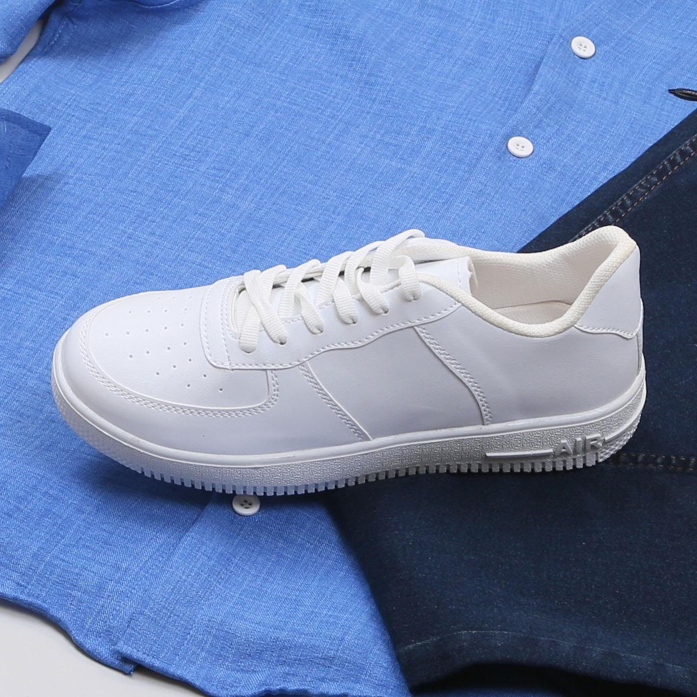 Mavi Gömlek Pantolon Ayakkabı Kombin