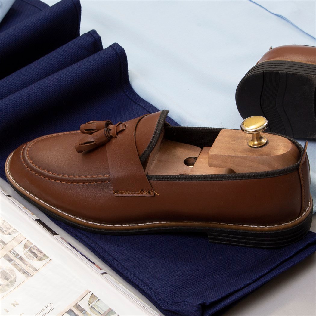 Mavi Gömlek Parlament Pantolon Ayakkabı Kombin