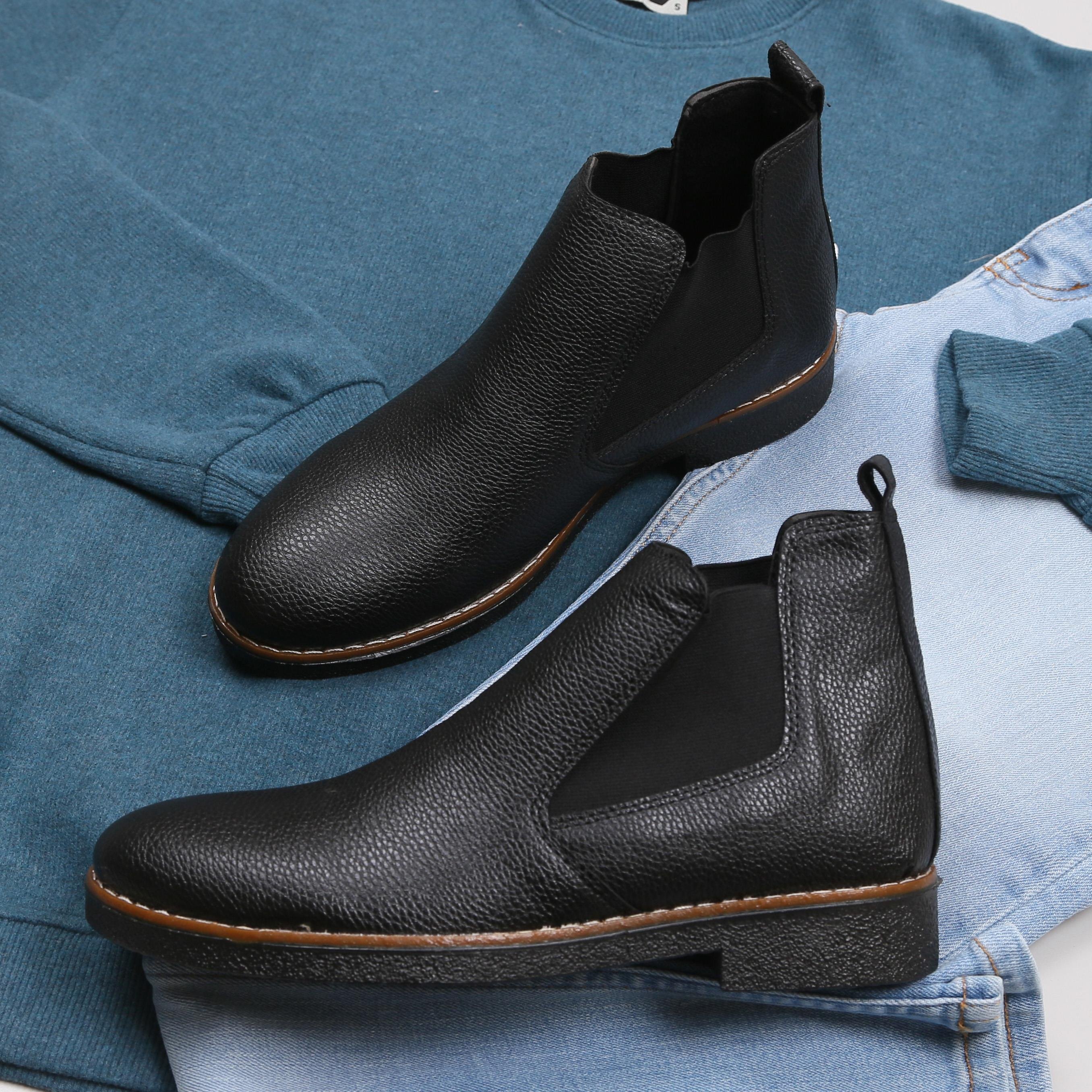 Mavi Kazak Kot Pantolon Bot Kombini