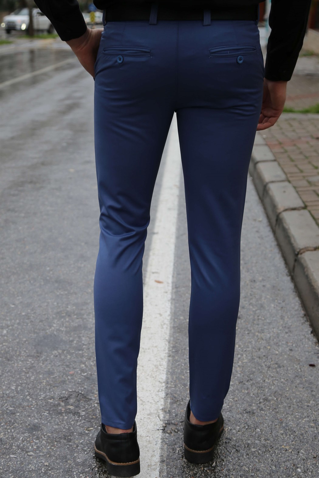 Mavi Kumaş Pantolon