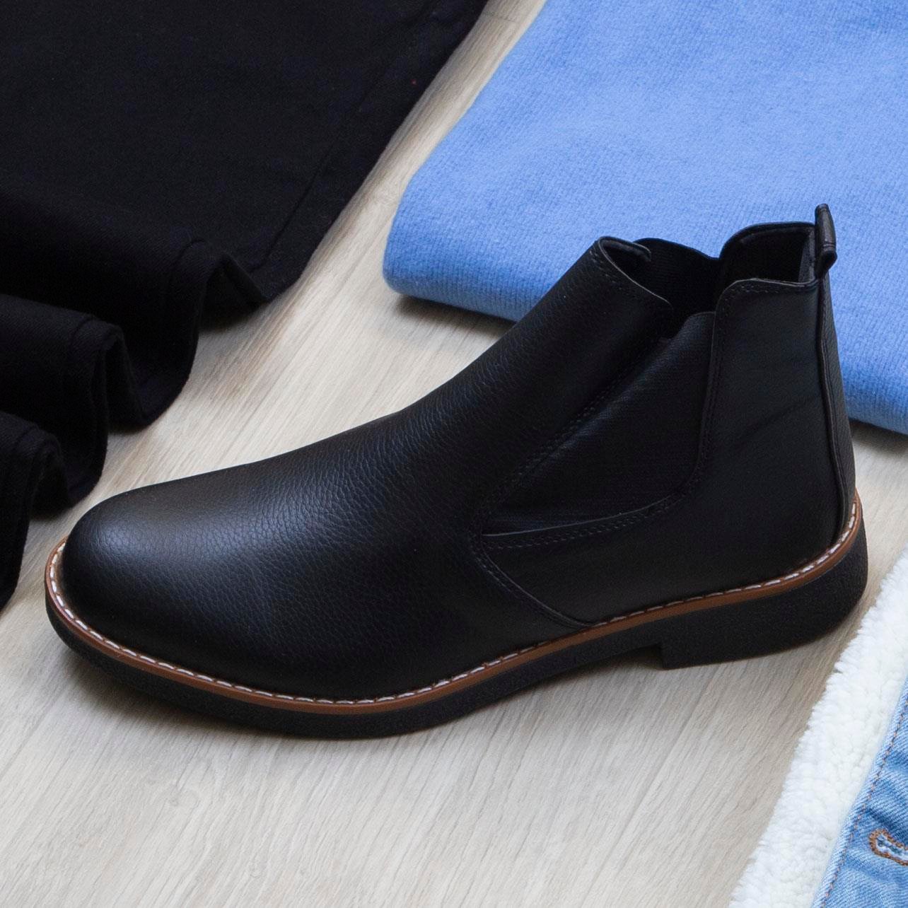 Mavi Kürklü Kot Ceket Boğazlı Body Pantolon Bot Kombin