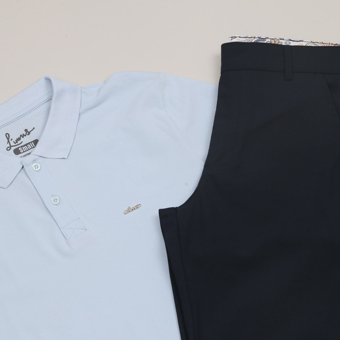 Mavi Polo Yaka Tişört Kot Pantolon Kombini Erkek | Slim Fit Şık Günlük Set