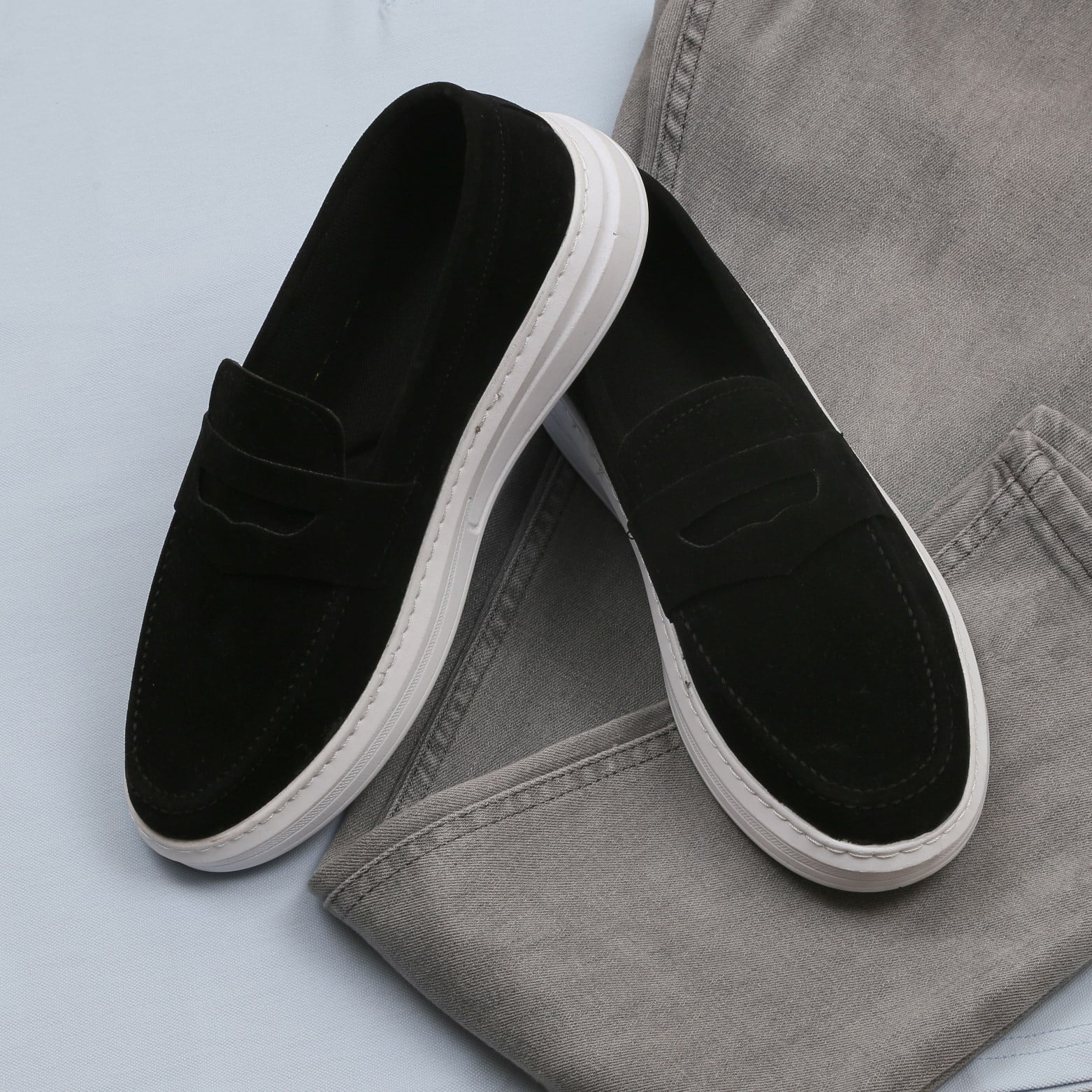 Mavi Polo Yaka Tişört Kot Pantolon Kombini Erkek | Slim Fit Şık Günlük Set