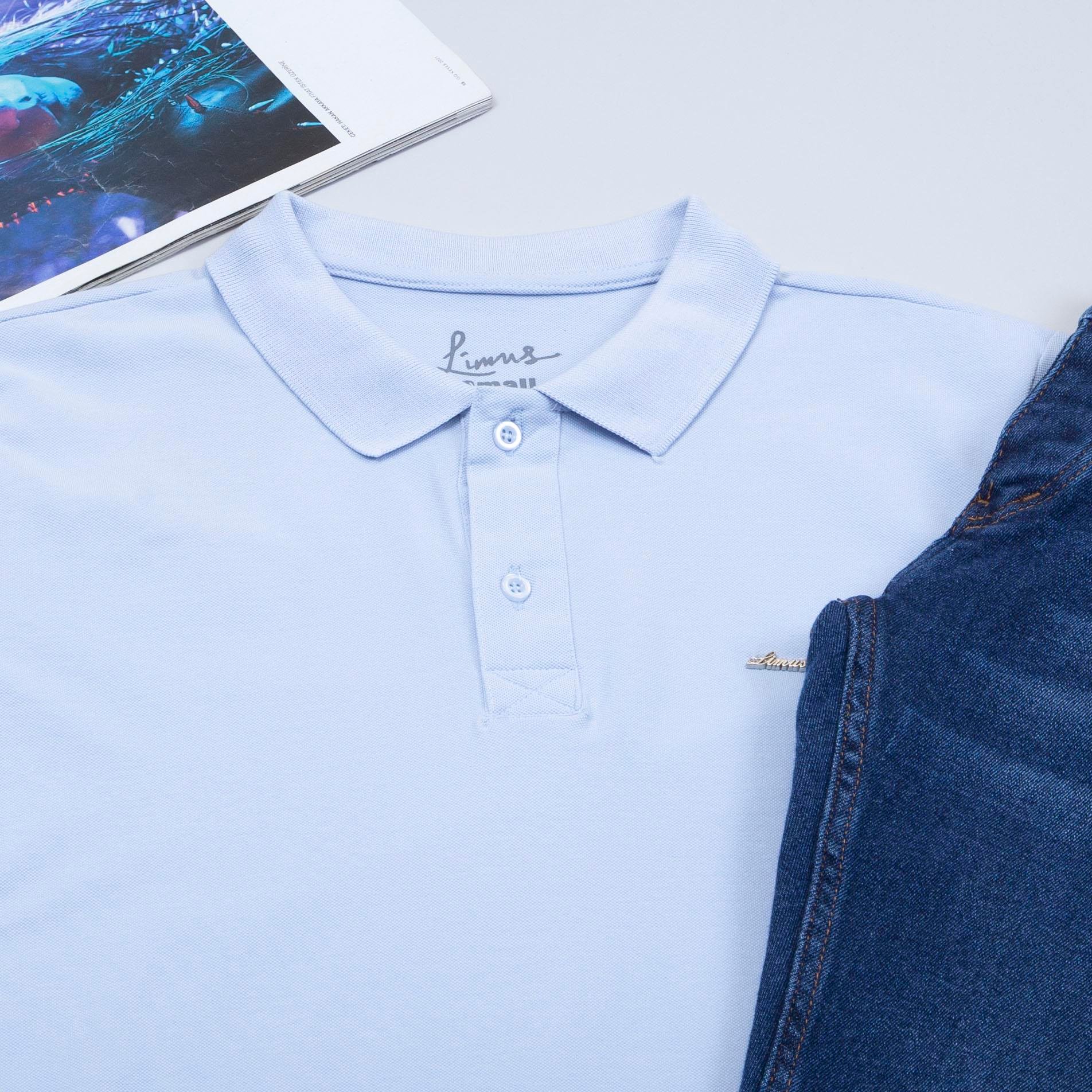 Mavi Polo Yaka Tişört Pantolon Ayakkabı Kombin