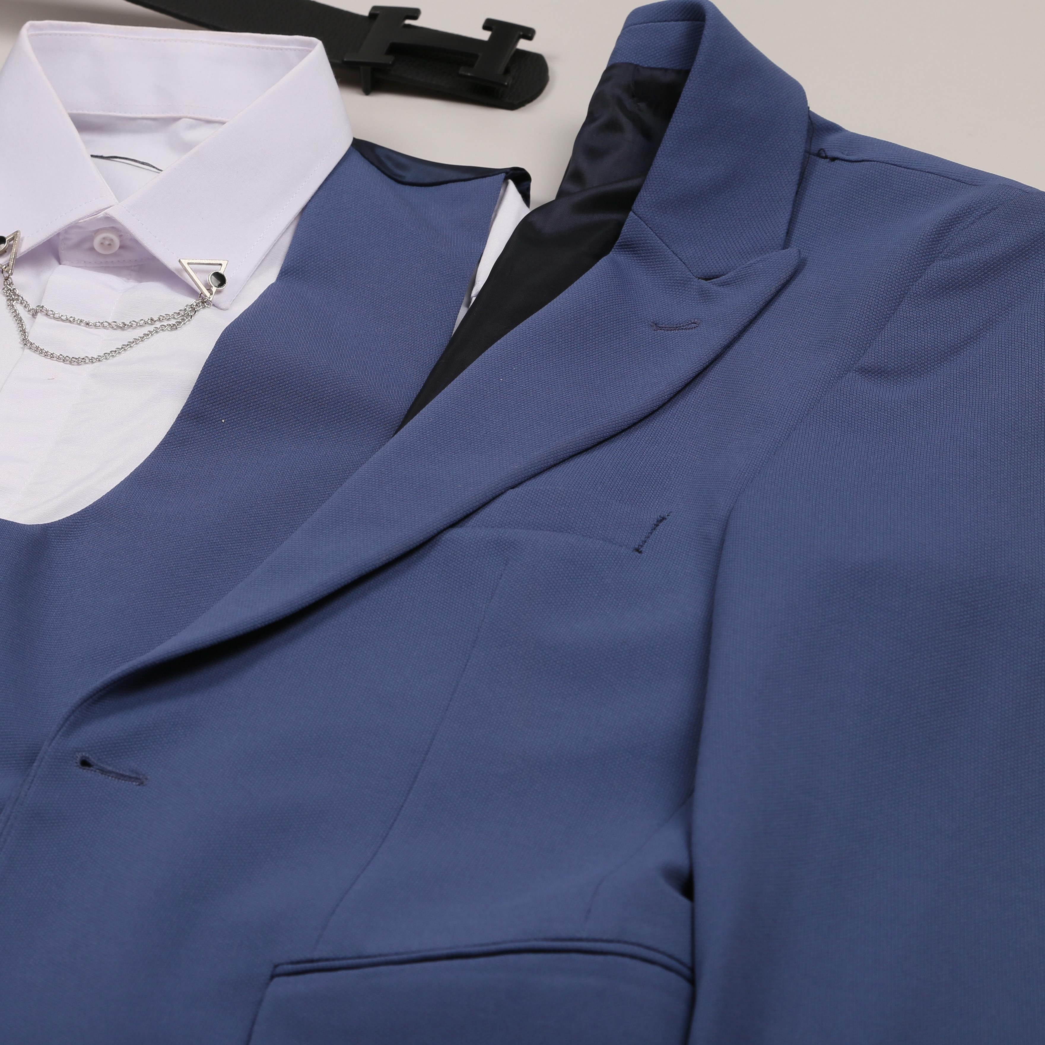 Mavi  Takım Elbise Kombini