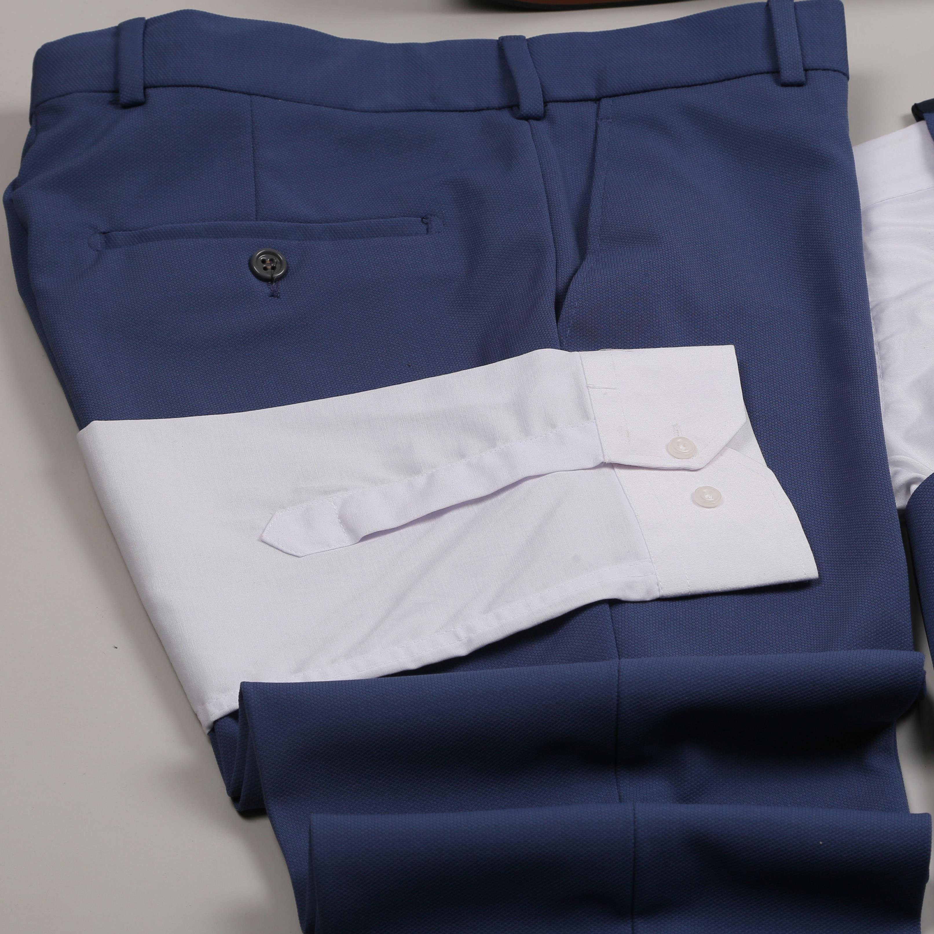 Mavi  Takım Elbise Kombini