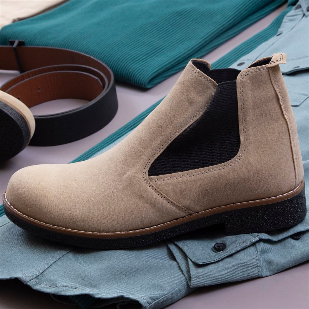 Mint Yeşili Gömlek Kazak Pantolon Bot Kombin