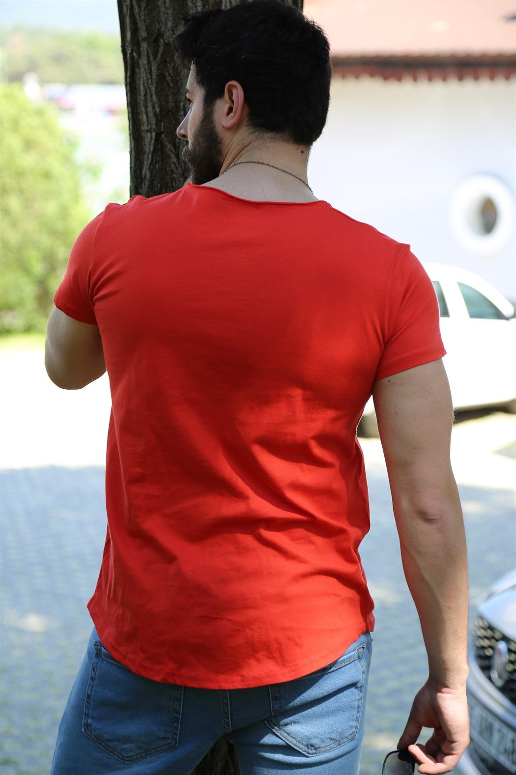 Nar Çiçeği Oval Kesim Basic Tişört